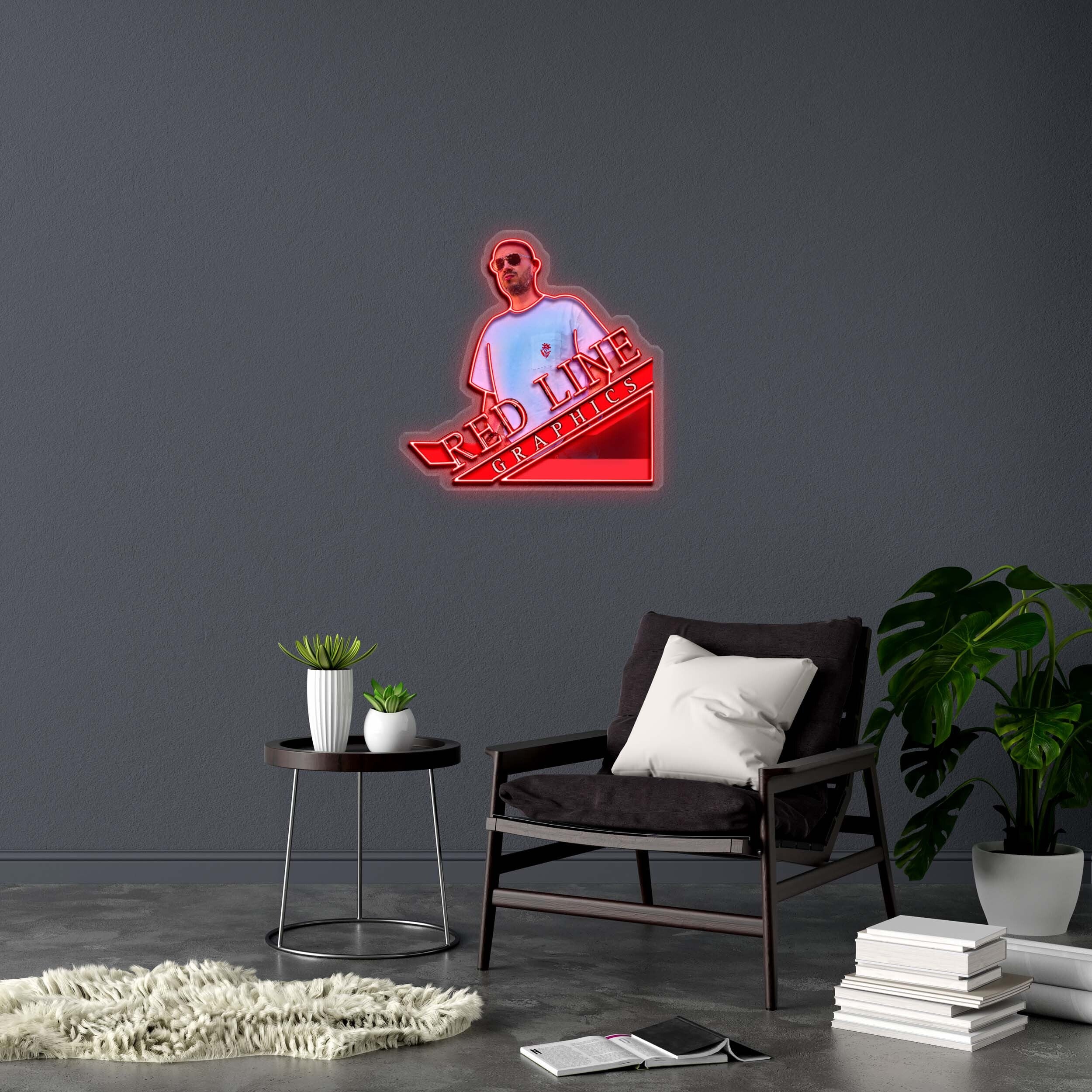 RED LINE GRAPHICS - Premium Neon Artwork