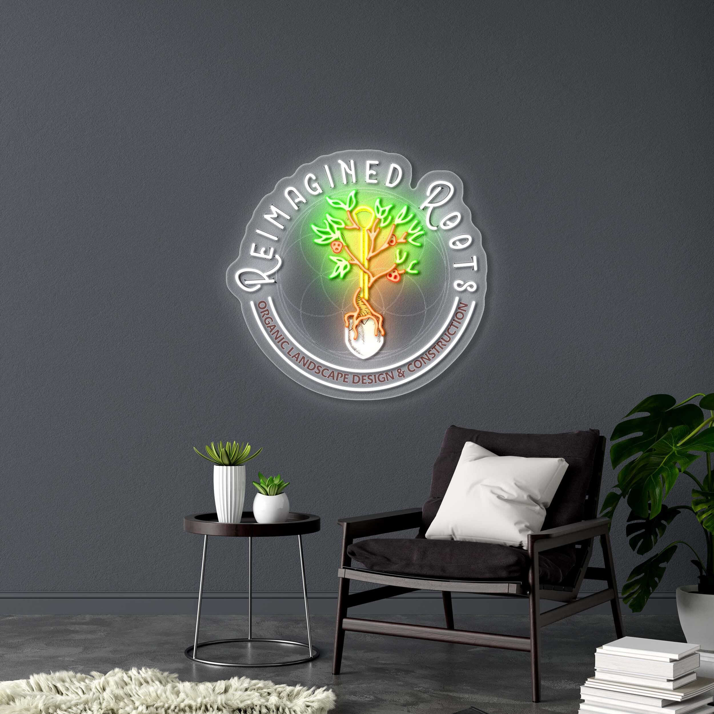 Reimagined Roots  - Premium Neon Artwork