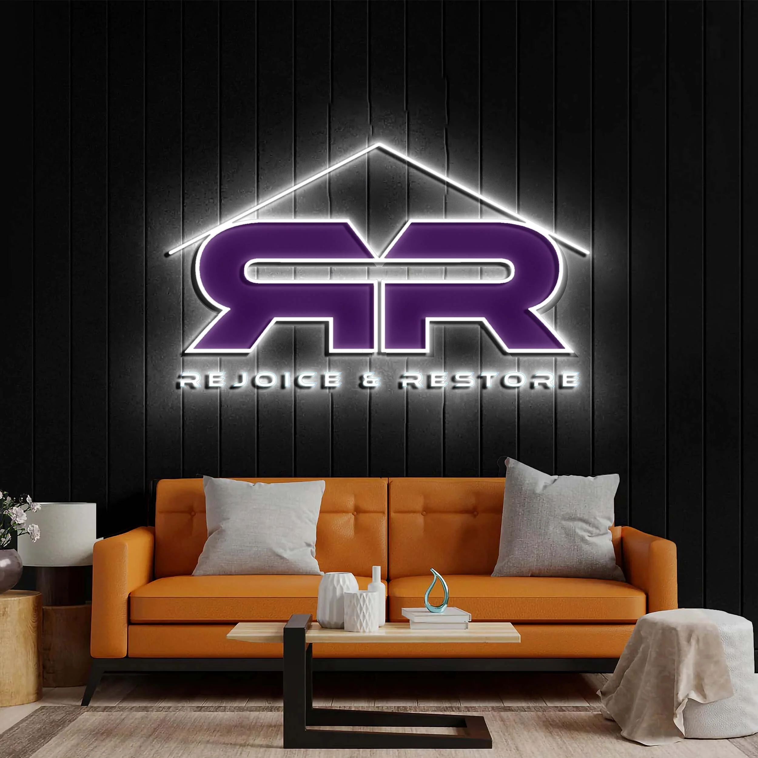 REJOICE & RESTORE - Premium Neon Artwork - Image 2
