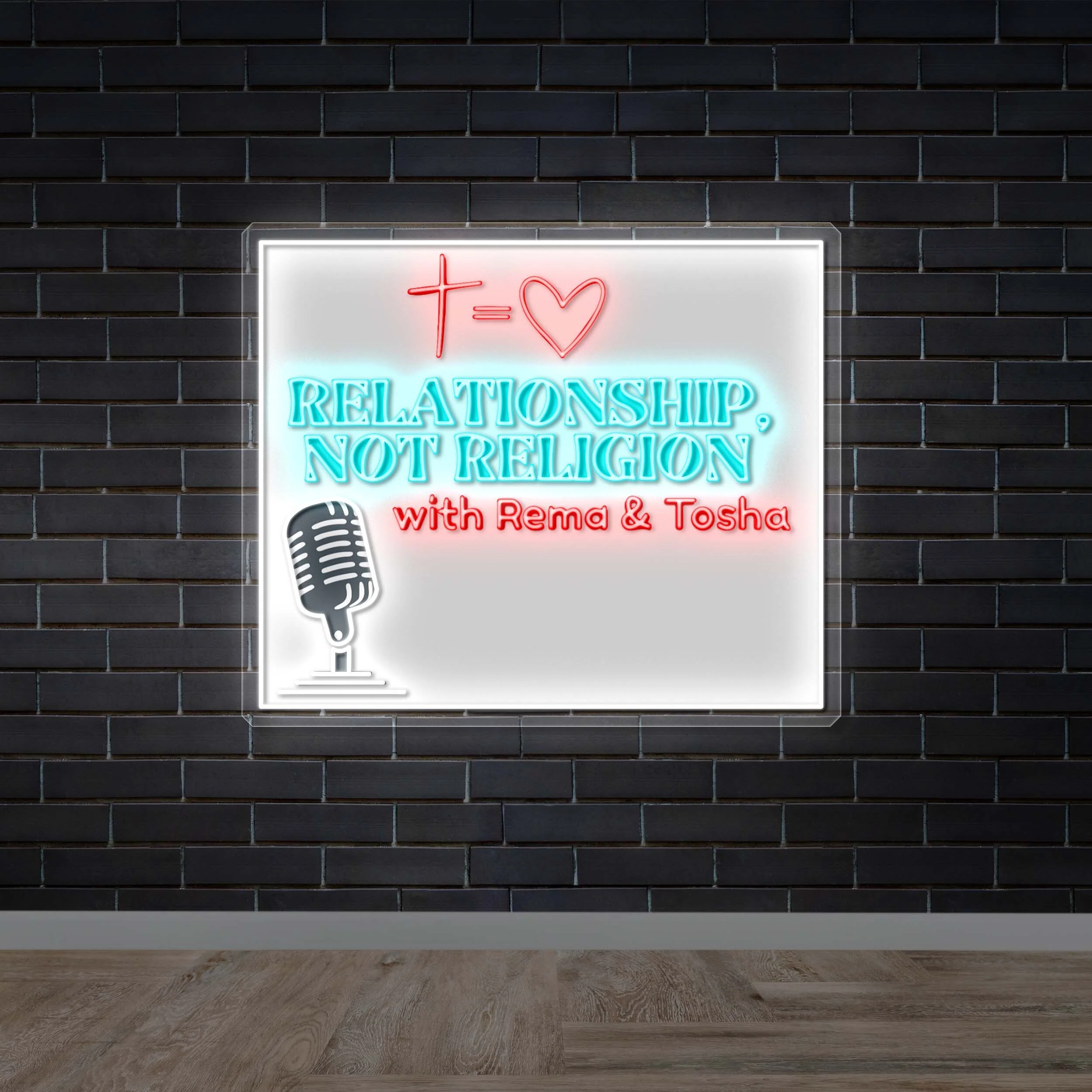 RELATIONSHIP, NOT RELIGION | 3rd Version - Premium Neon Artwork