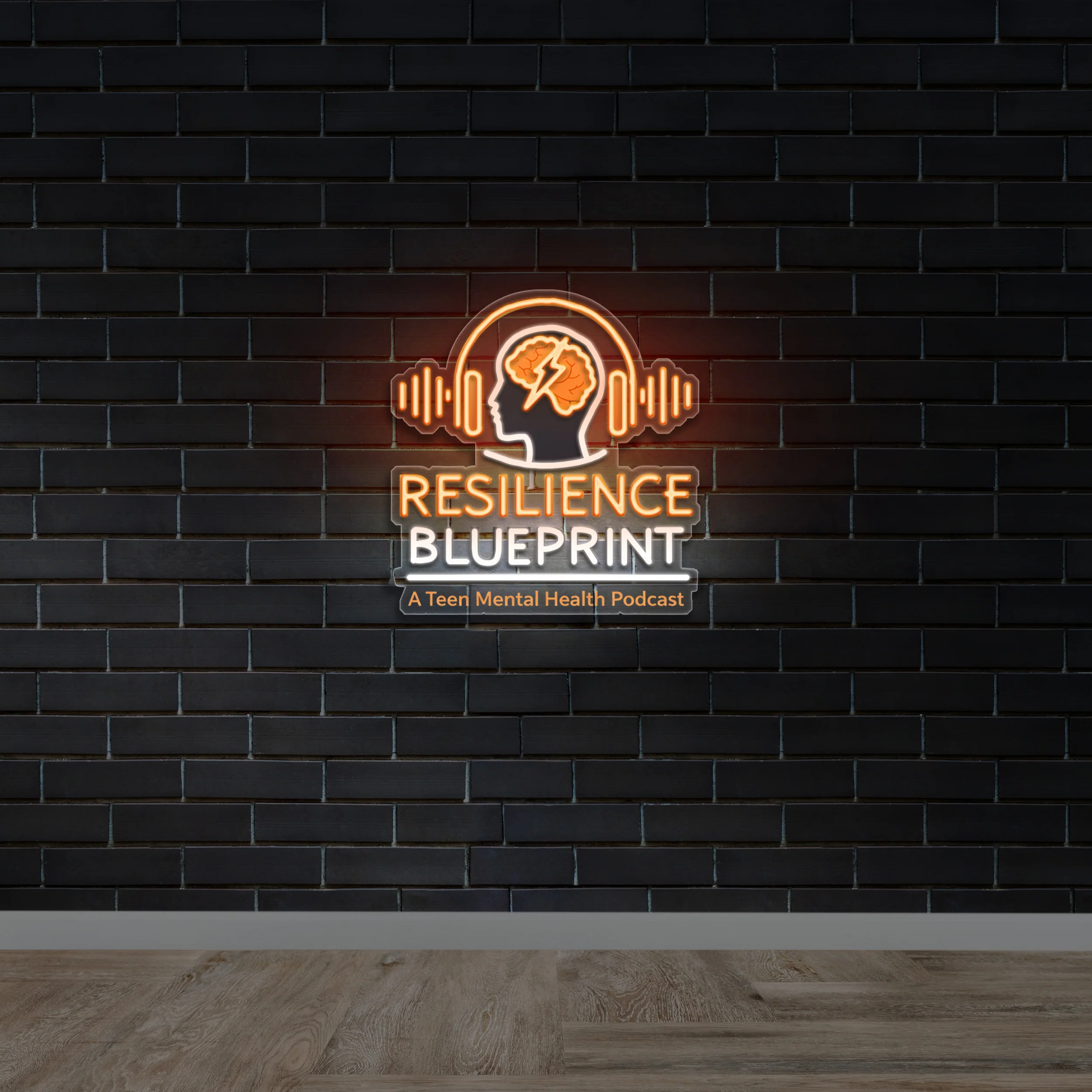 RESILIENCE BLUEPRINT - Premium Neon Artwork