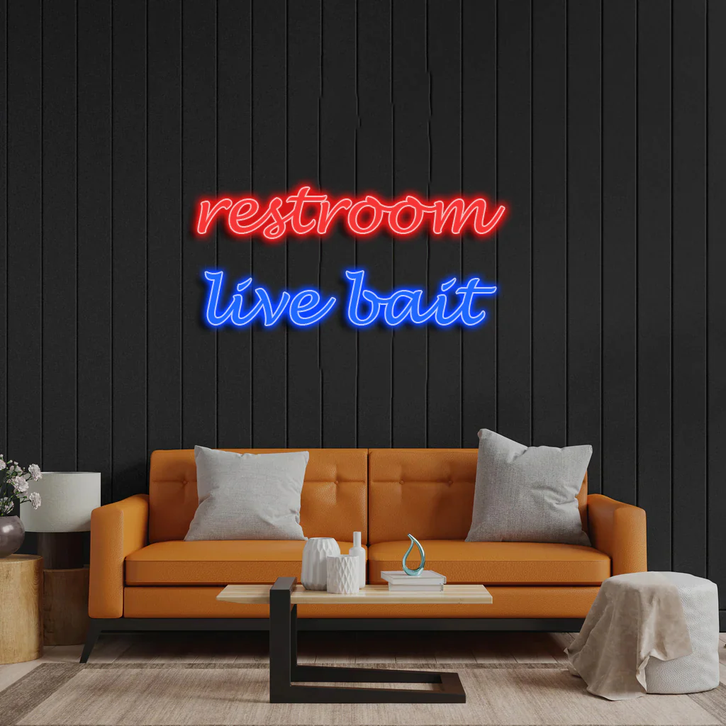 restroom live bait - Premium Neon Artwork - Image 2