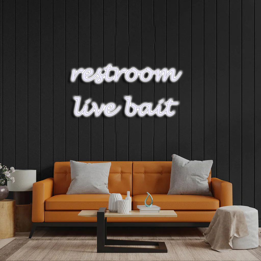 restroom live bait - Premium Neon Artwork - Image 3