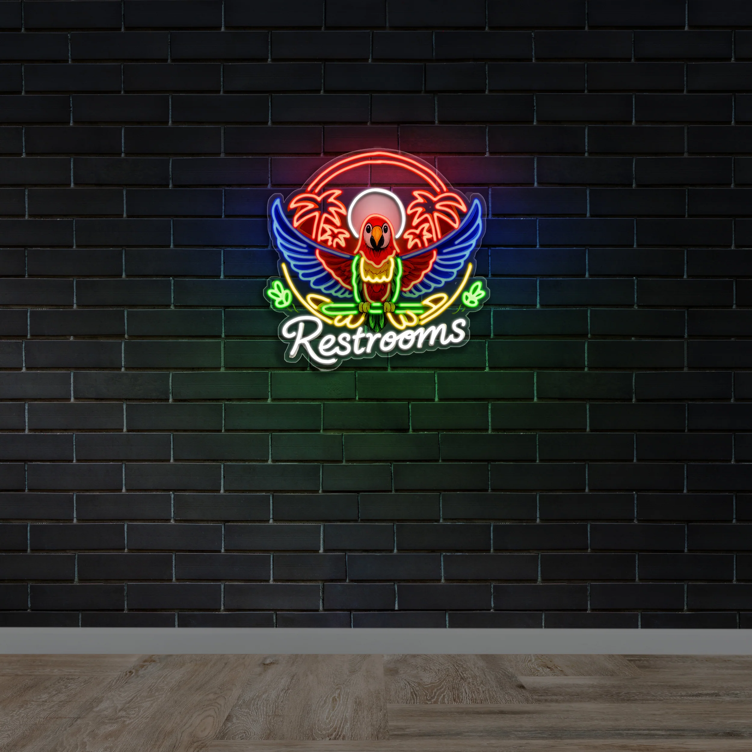 RESTROOMS| 2nd Version - Premium Neon Artwork