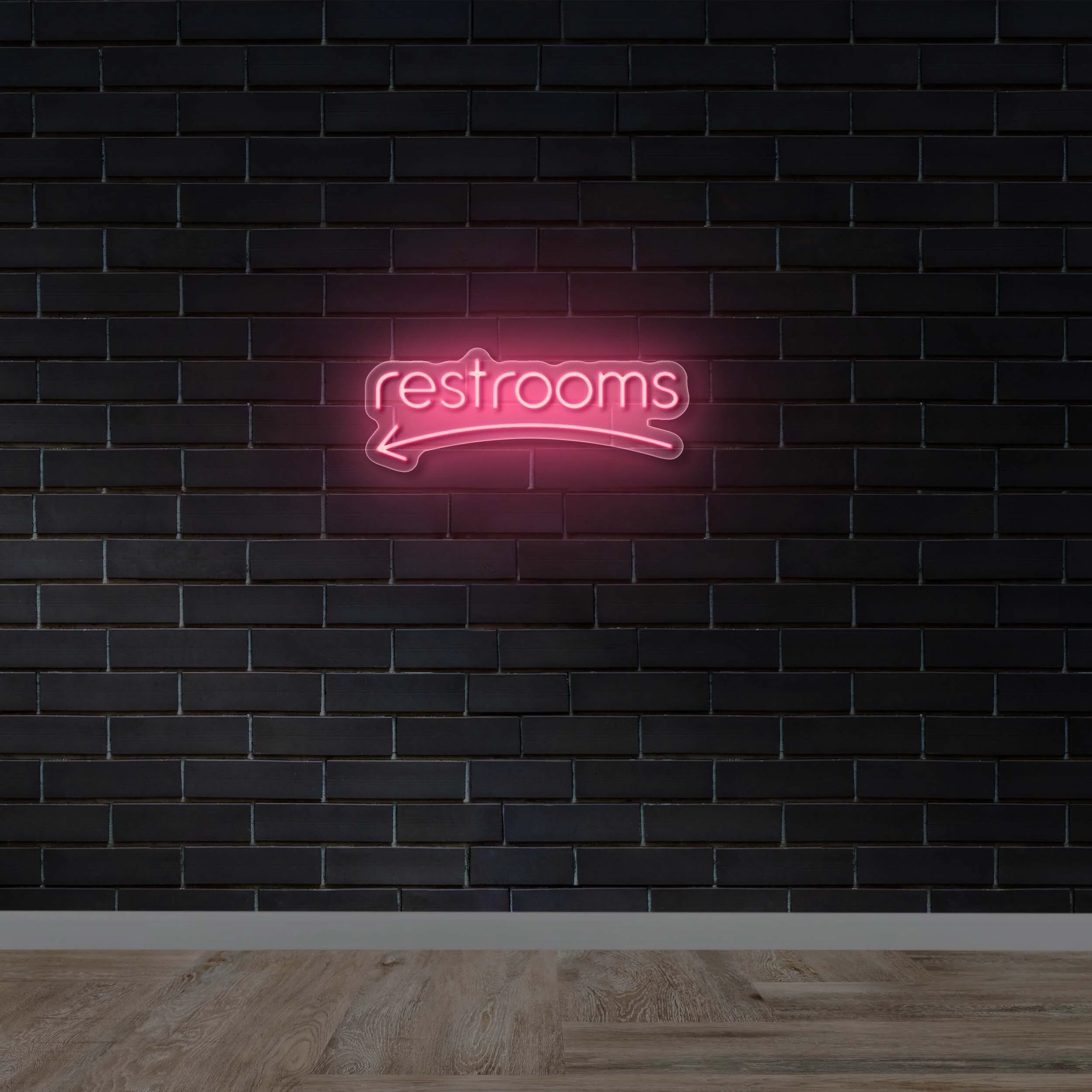 RESTROOMS - Premium Neon Artwork - Image 2