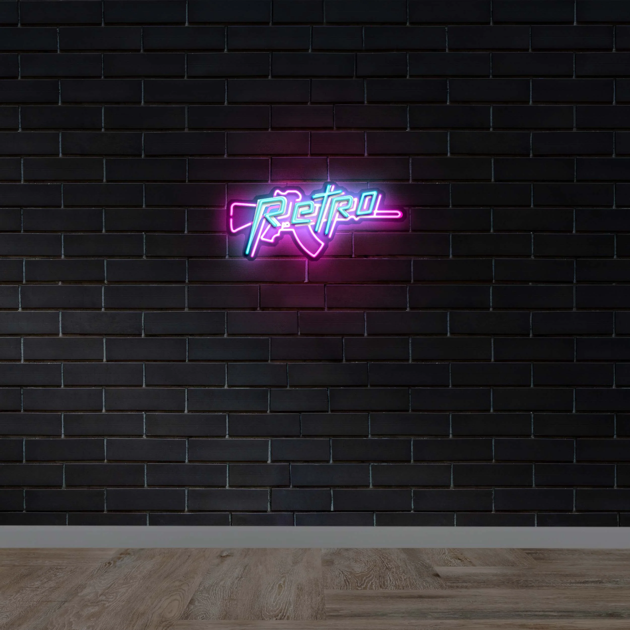 RETRO - Premium Neon Artwork