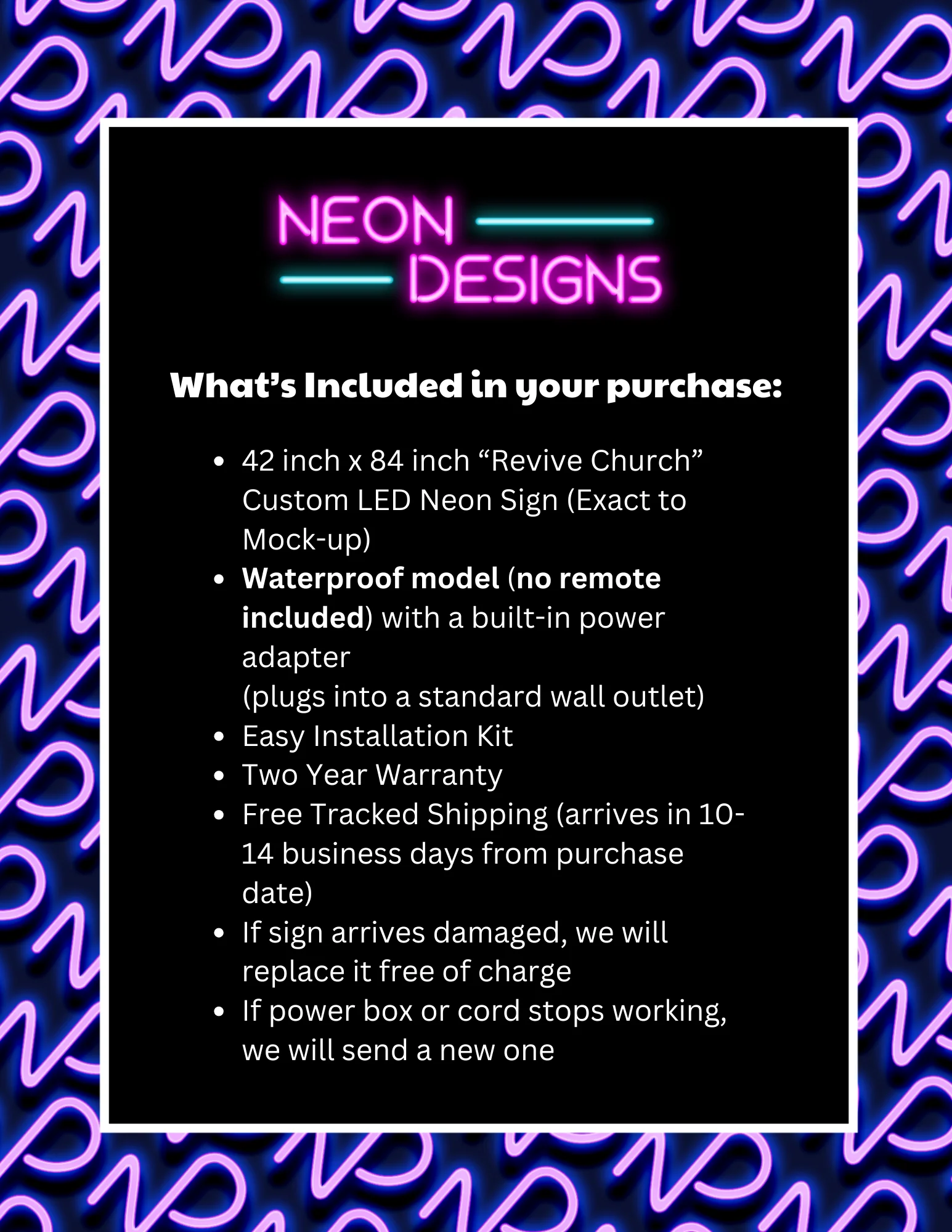 Revive Church - Premium Neon Artwork - Image 2