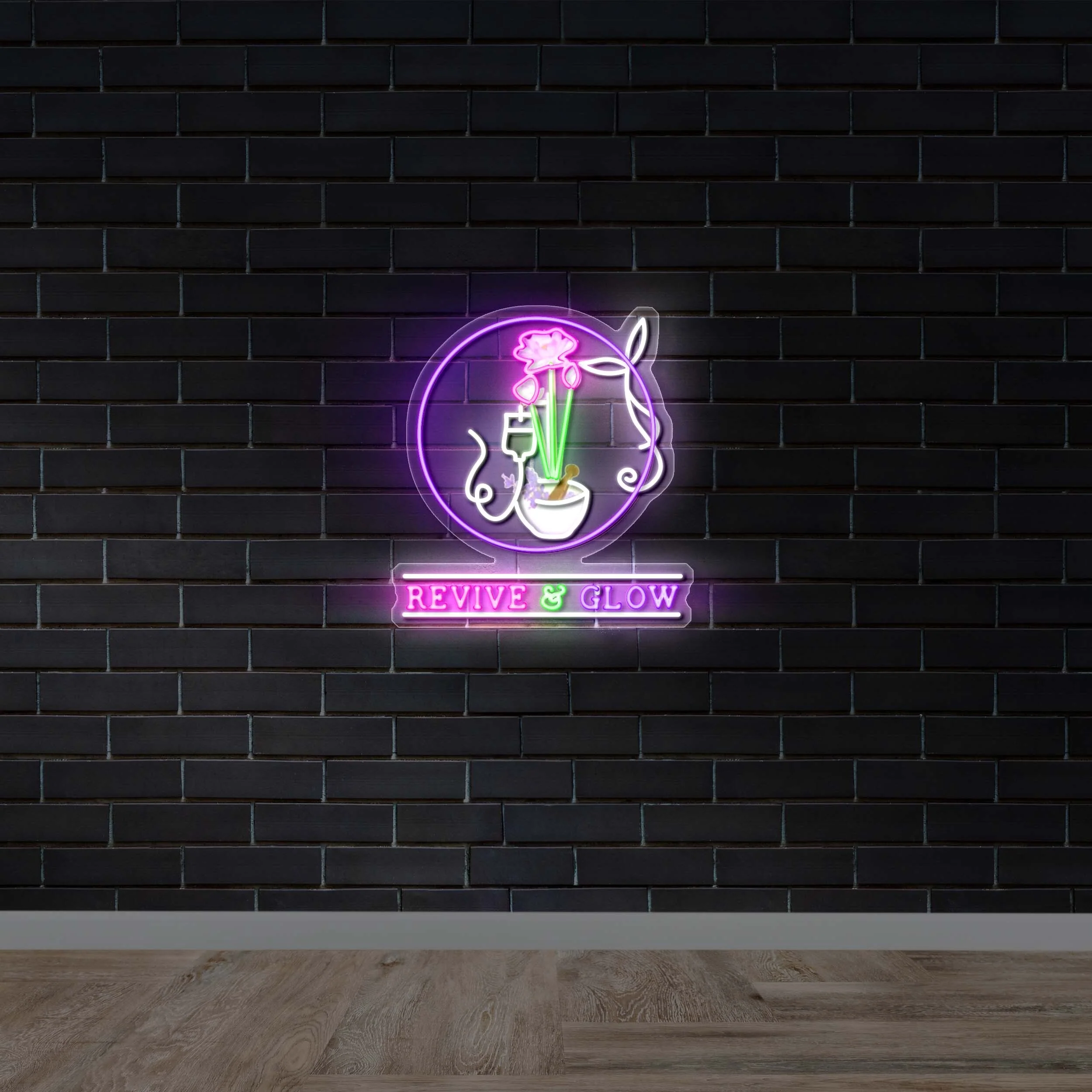 REVIVE & GLOW | 3rd Version - Premium Neon Artwork