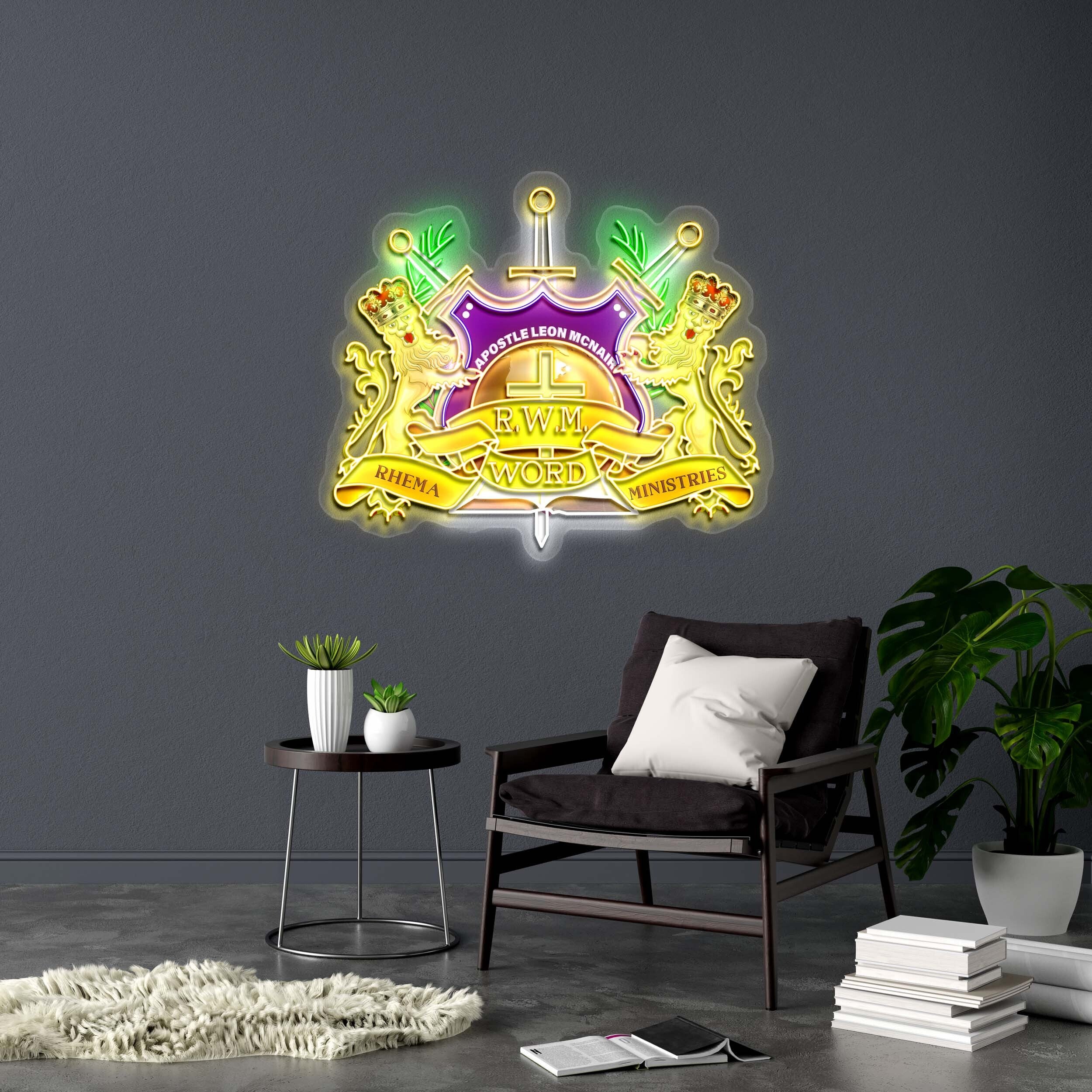 RHEMA WORD MINISTRIES - Premium Neon Artwork