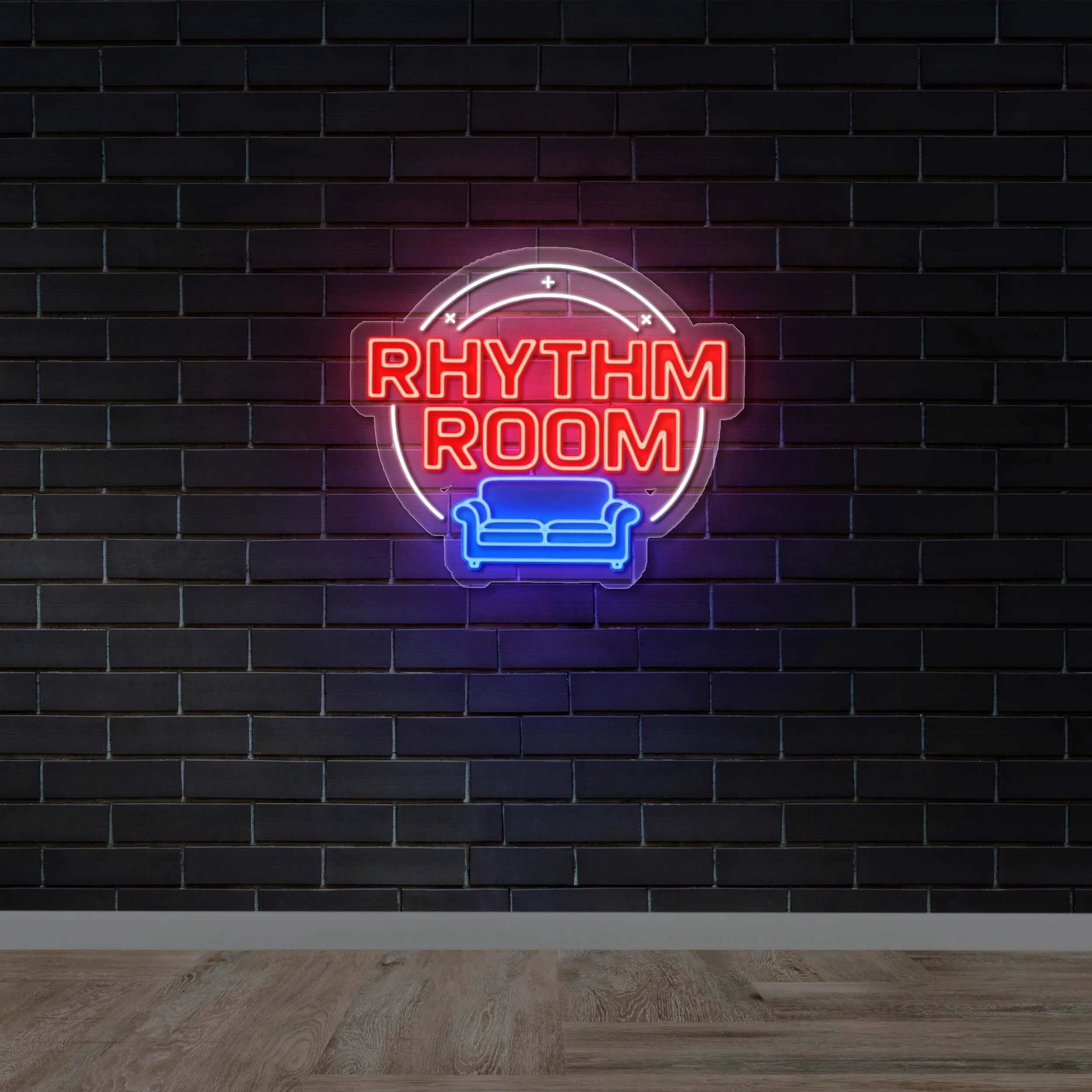 RHYTHM ROOM - Premium Neon Artwork