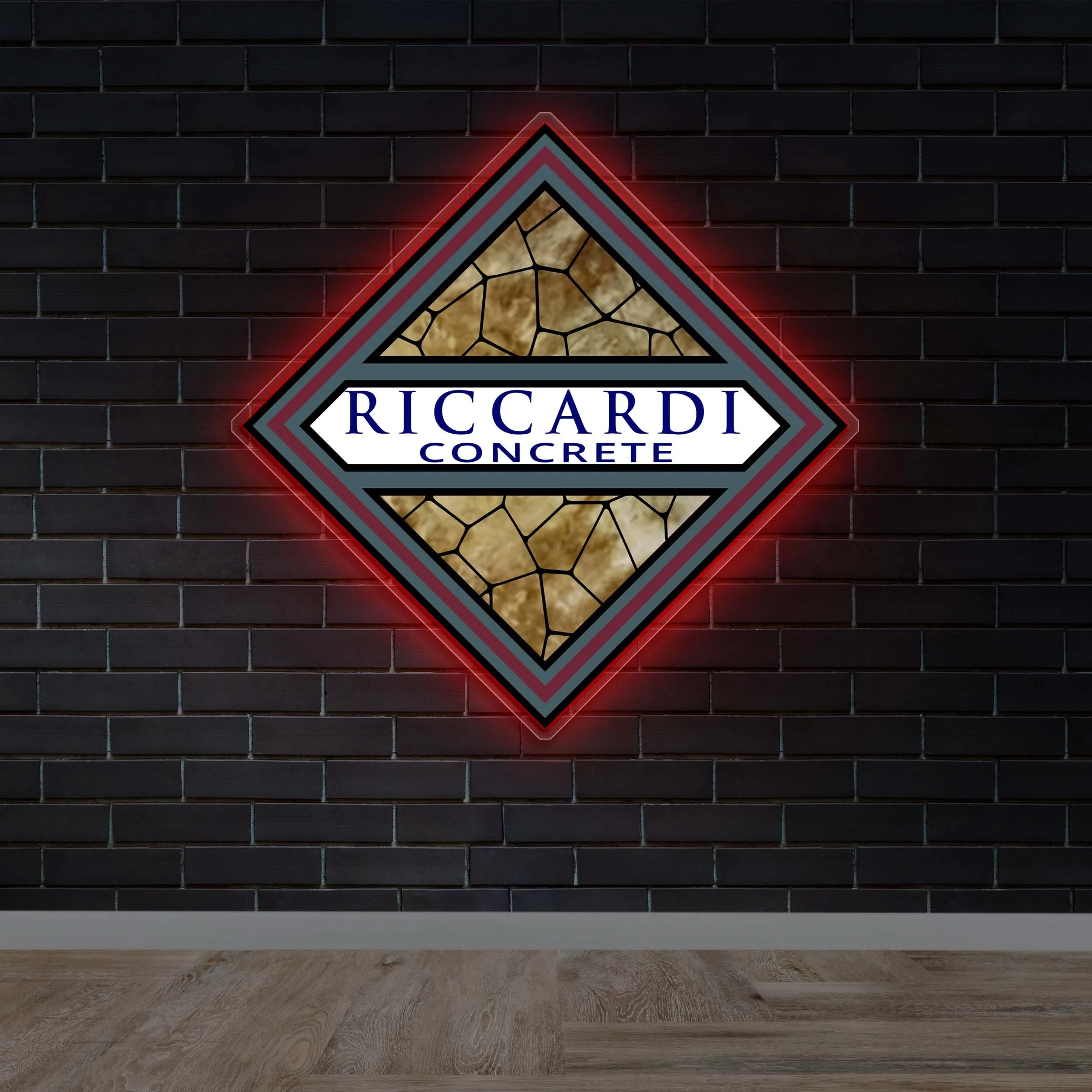 RICCARDI CONCRETE | Backlit - Premium Neon Artwork