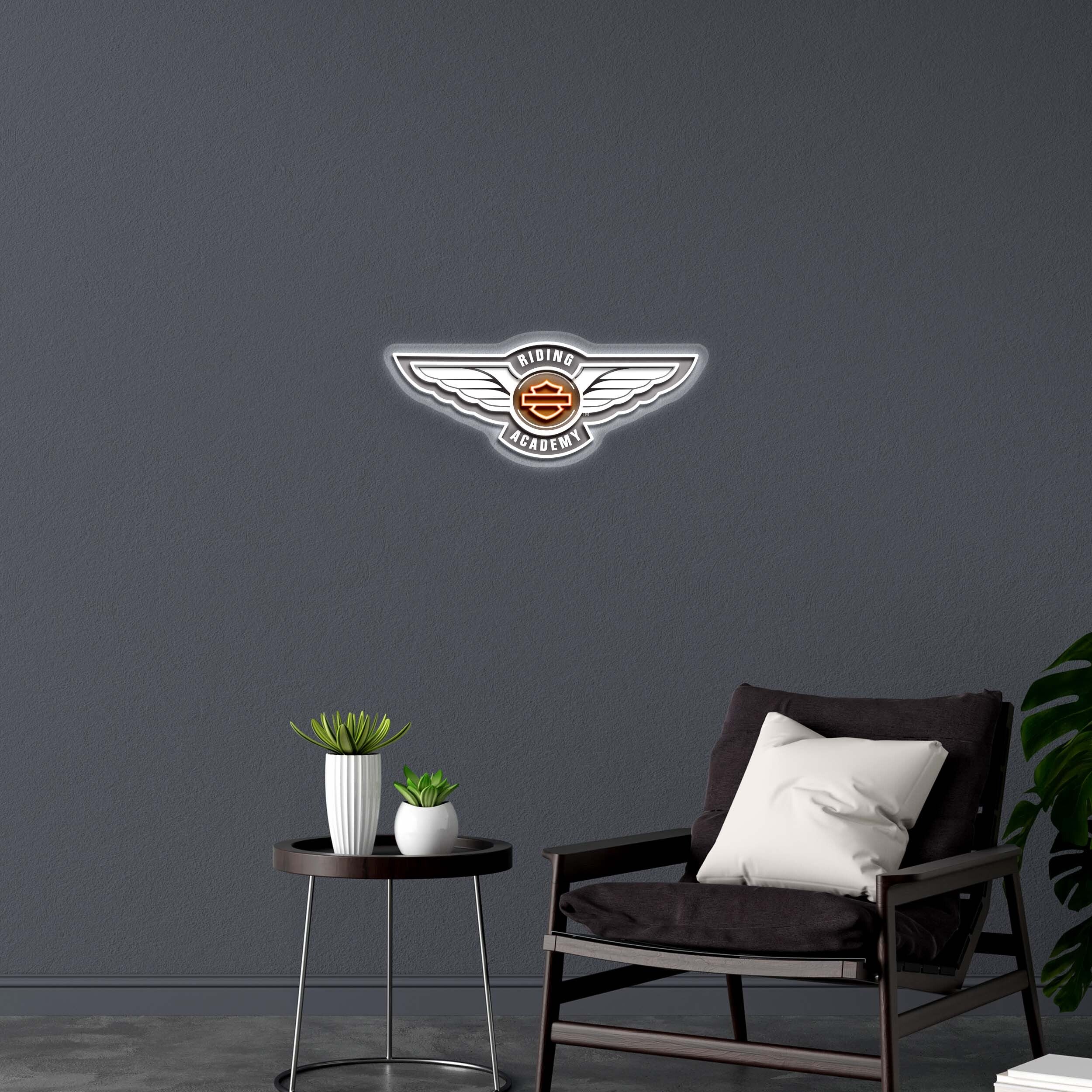 RIDING ACADEMY - Premium Neon Artwork