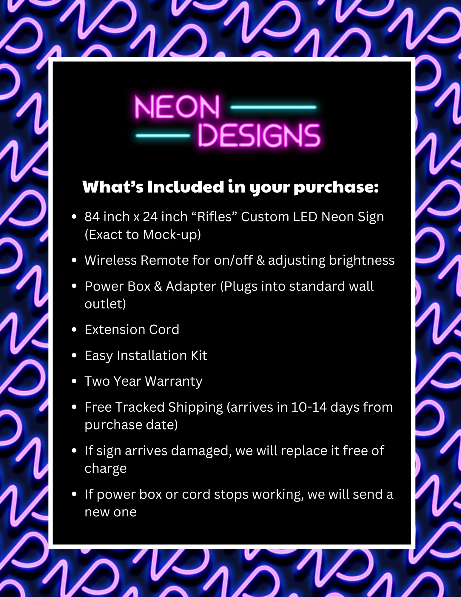 Rifles - Premium Neon Artwork - Image 2