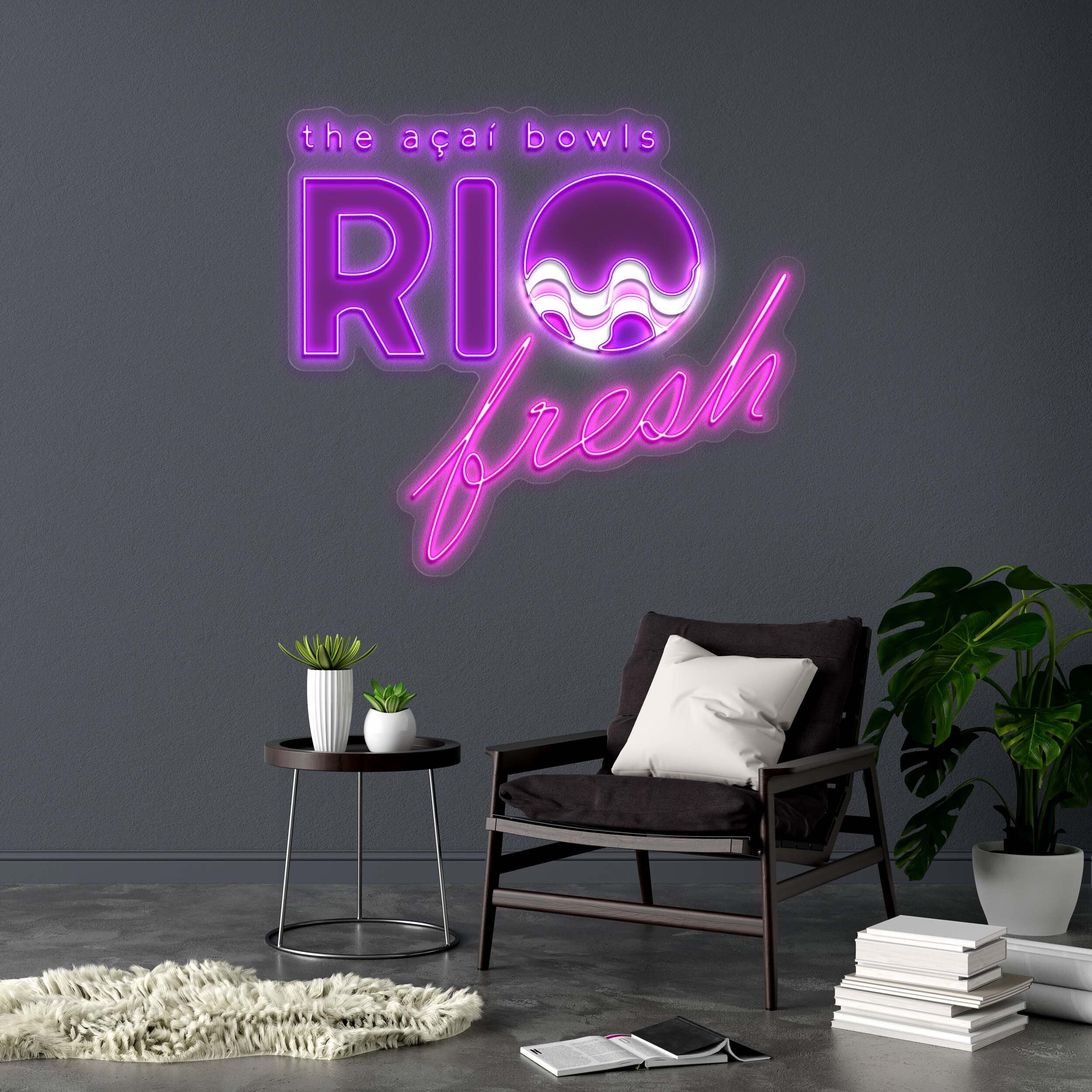 RIO fresh - Premium Neon Artwork