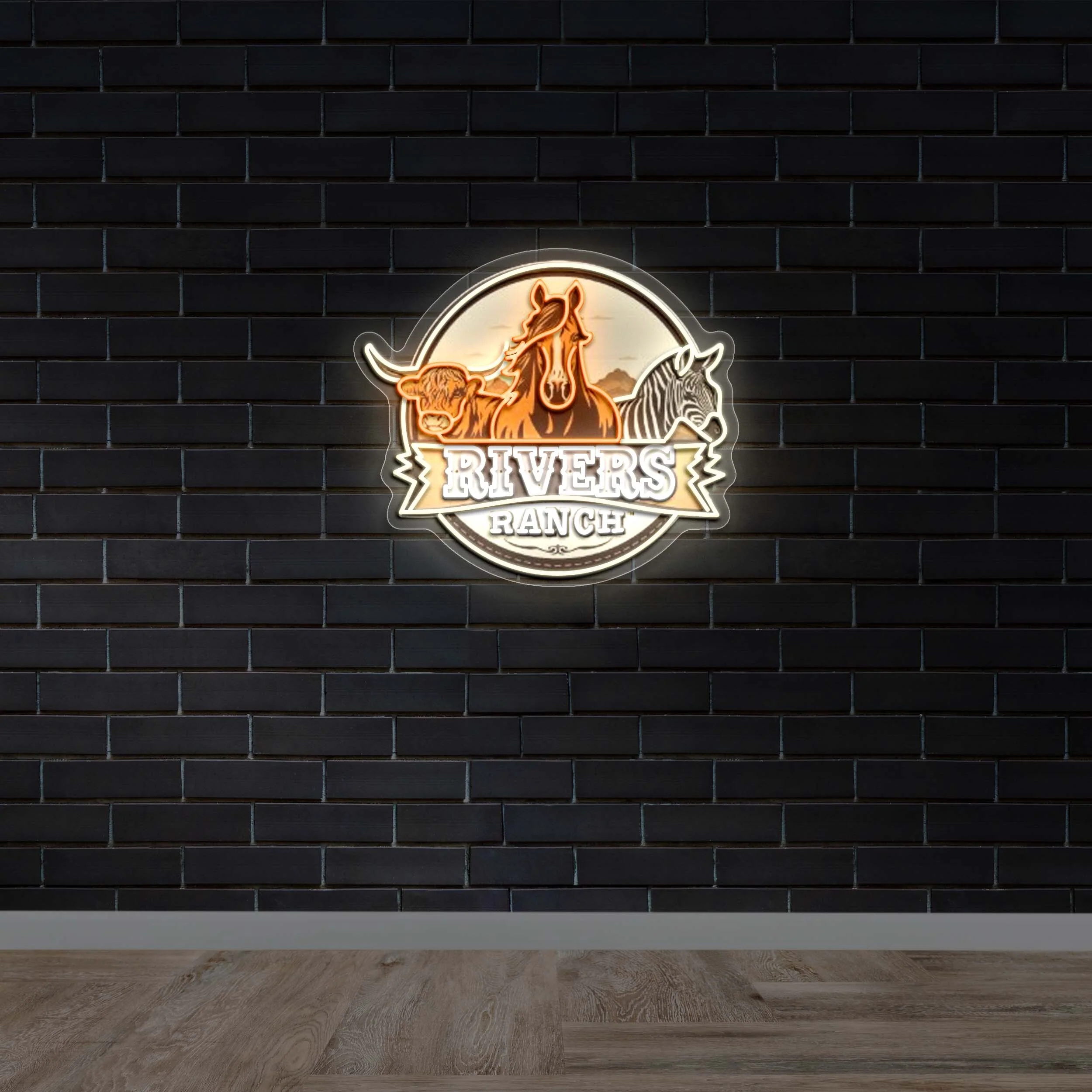 RIVERS RANCH - Premium Neon Artwork