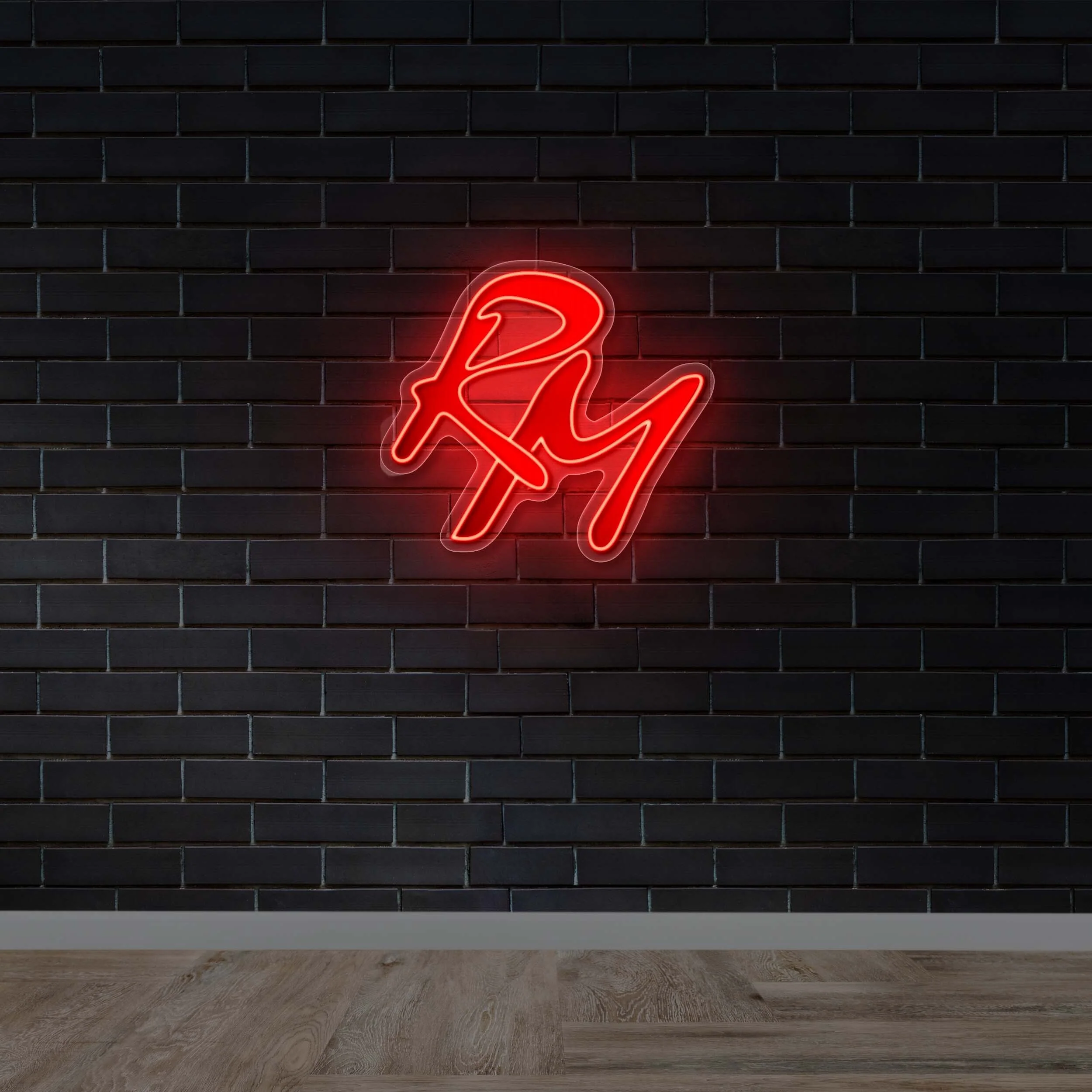 RM Logo – Premium Neon Artwork