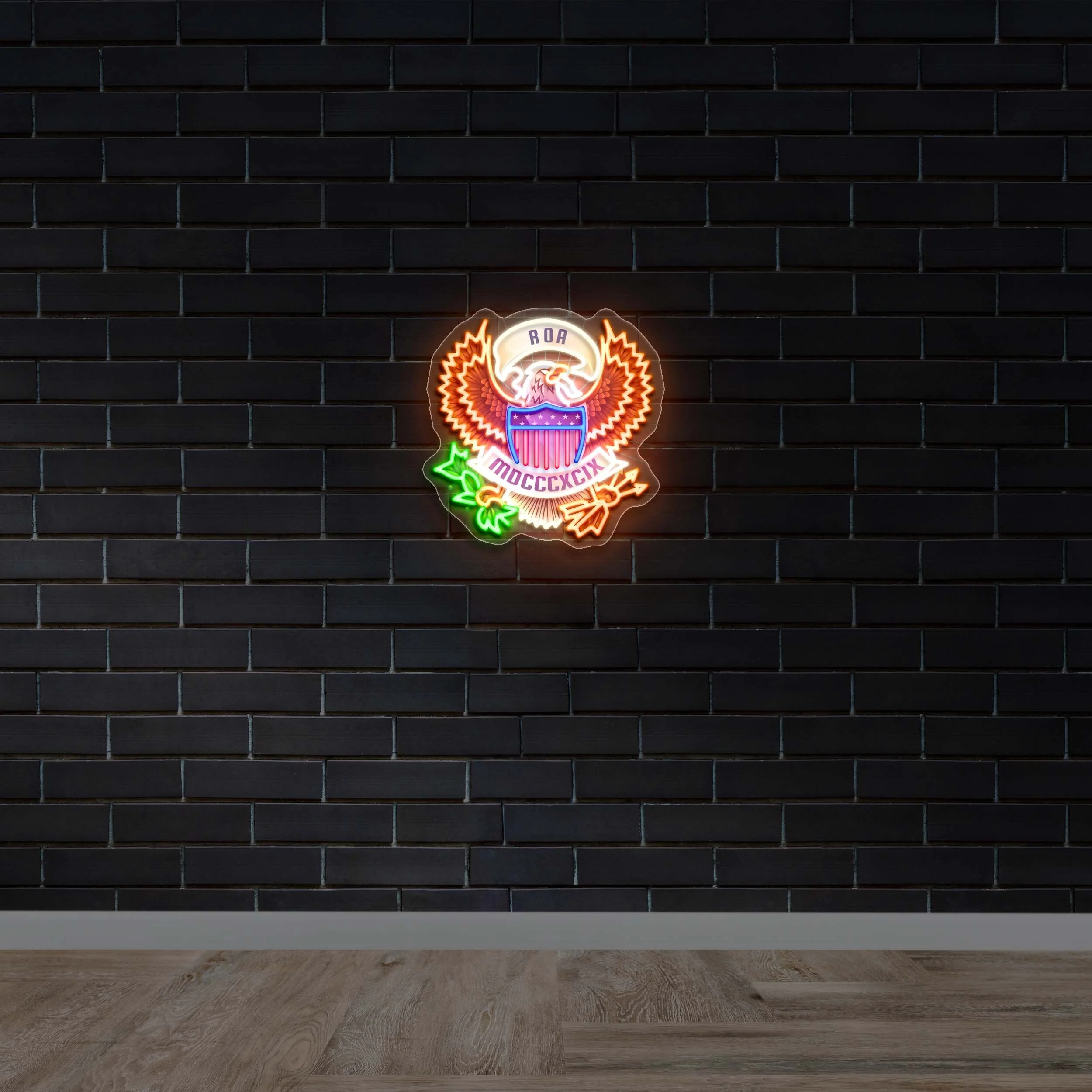 ROA MDCCCXCIX - Premium Neon Artwork