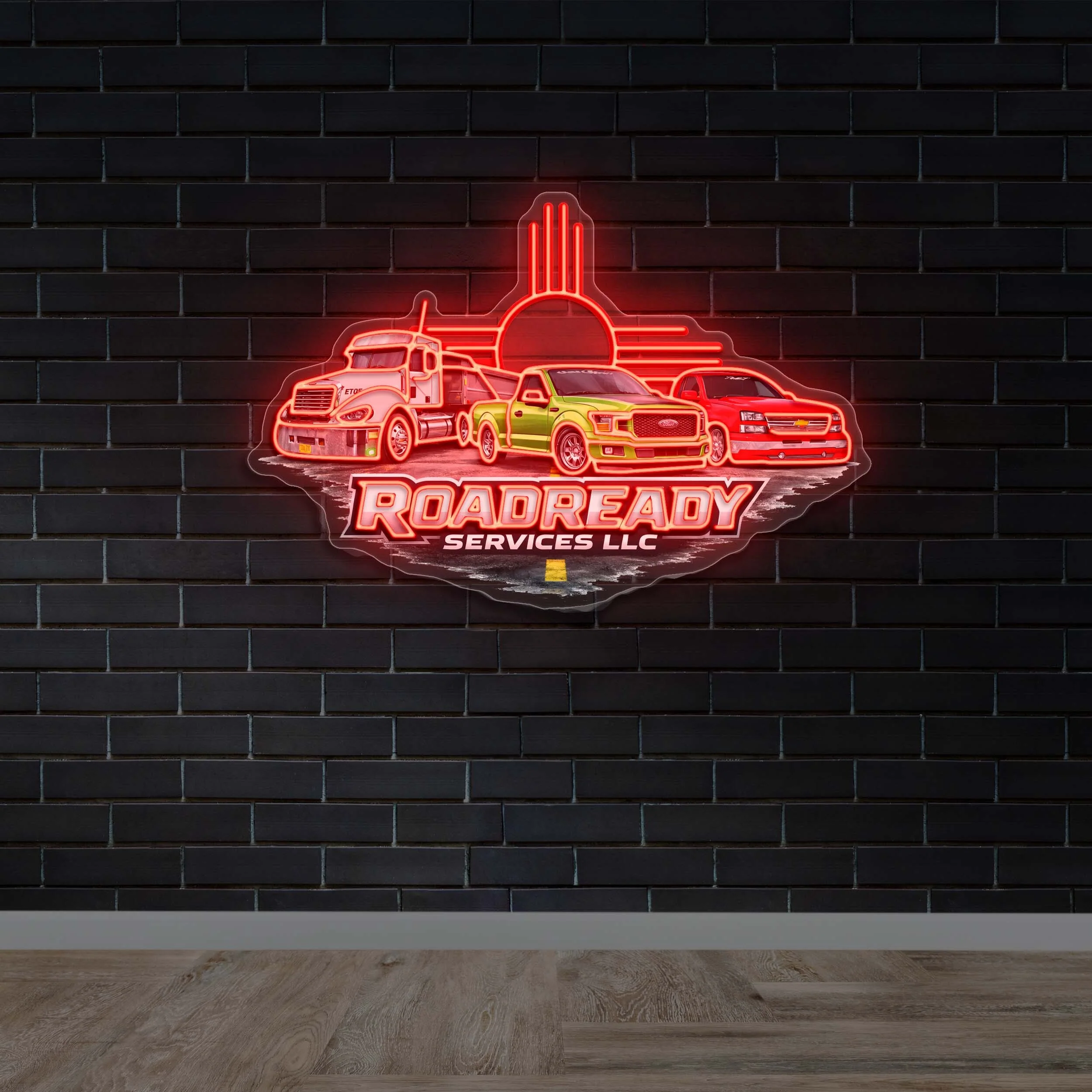 ROADREADY - Premium Neon Artwork