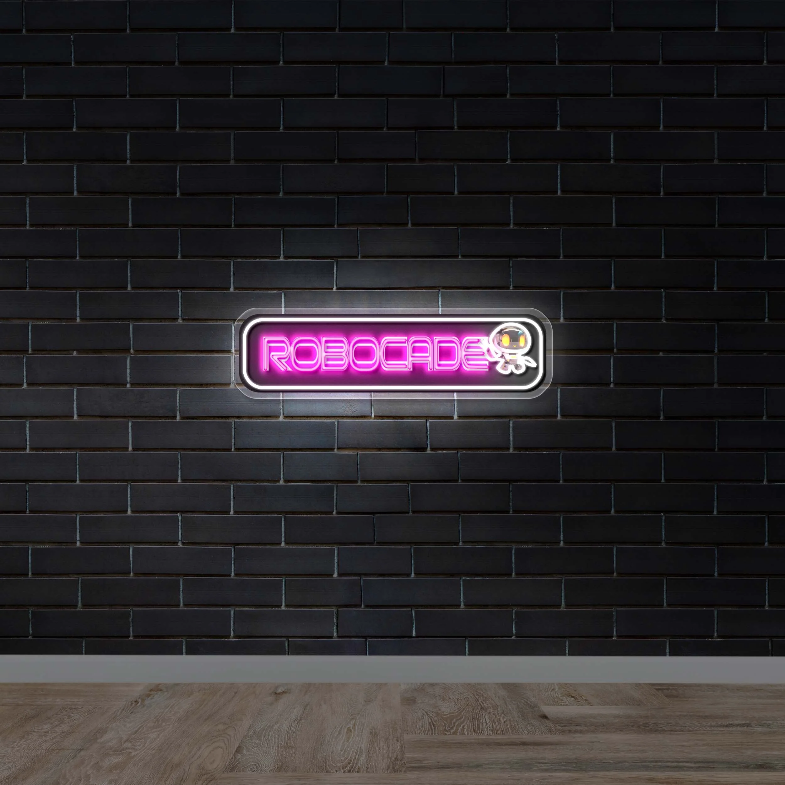 ROBOCADE - Premium Neon Artwork