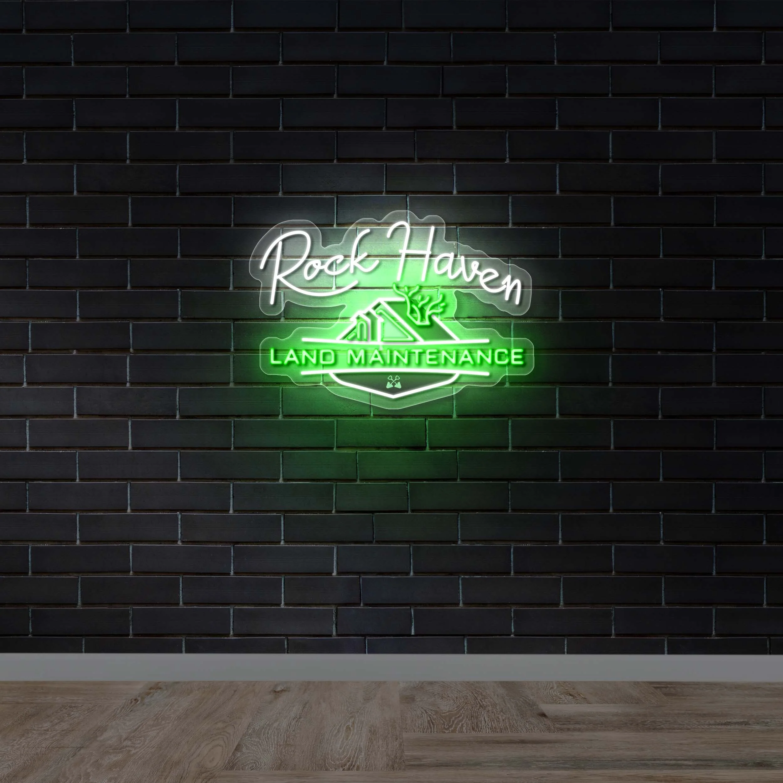 Rock Haven - Premium Neon Artwork