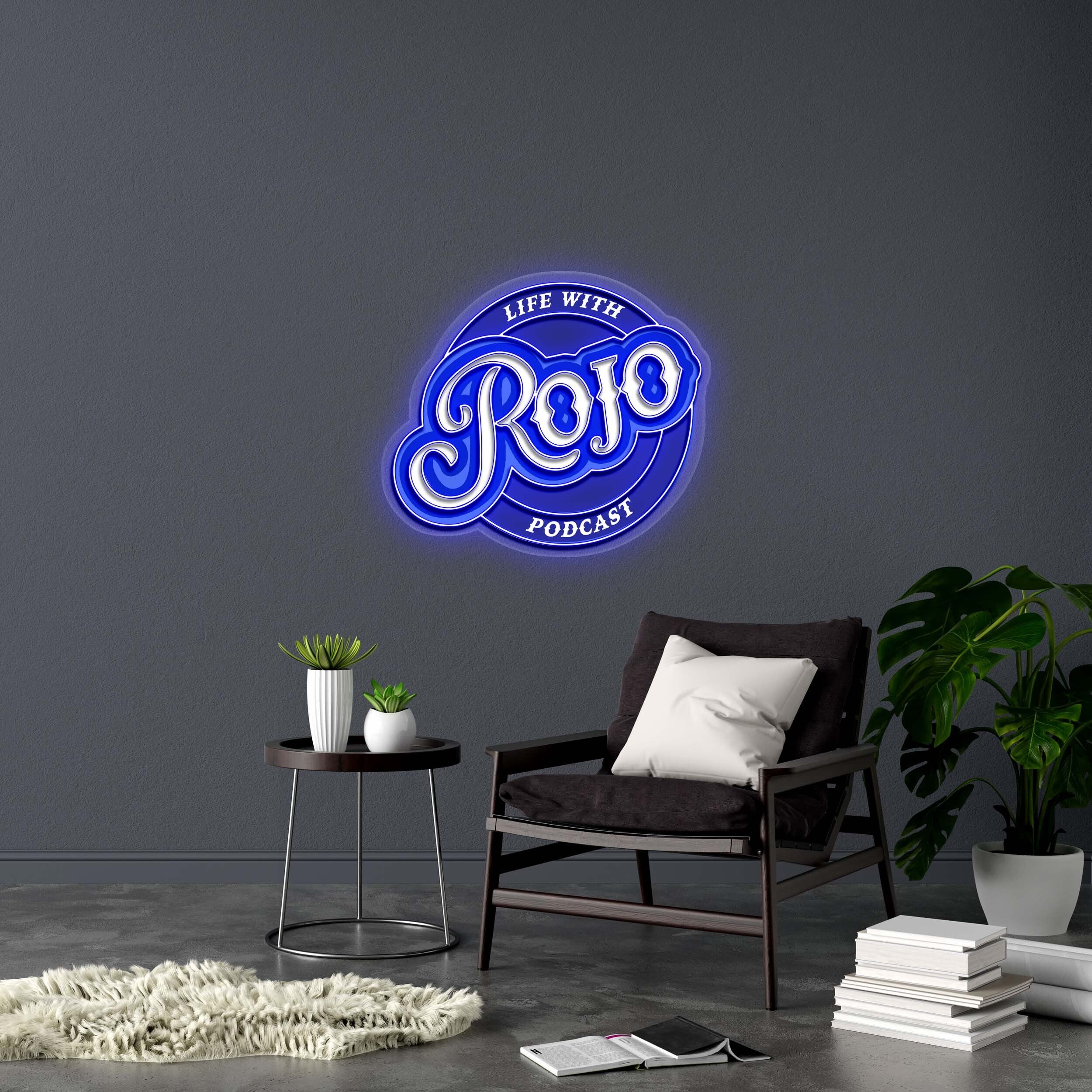 ROJO - Premium Neon Artwork