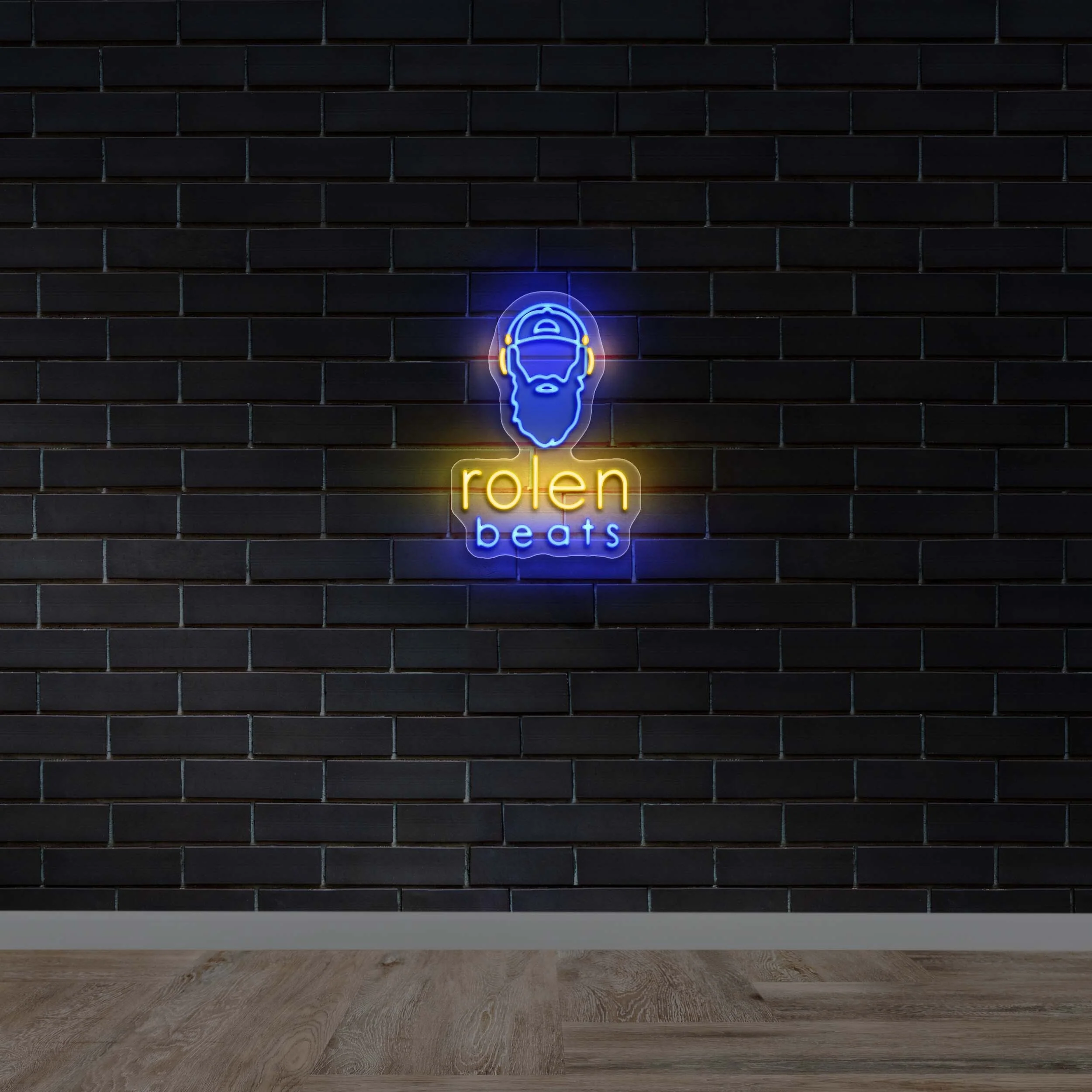 Rolen Beats - Premium Neon Artwork