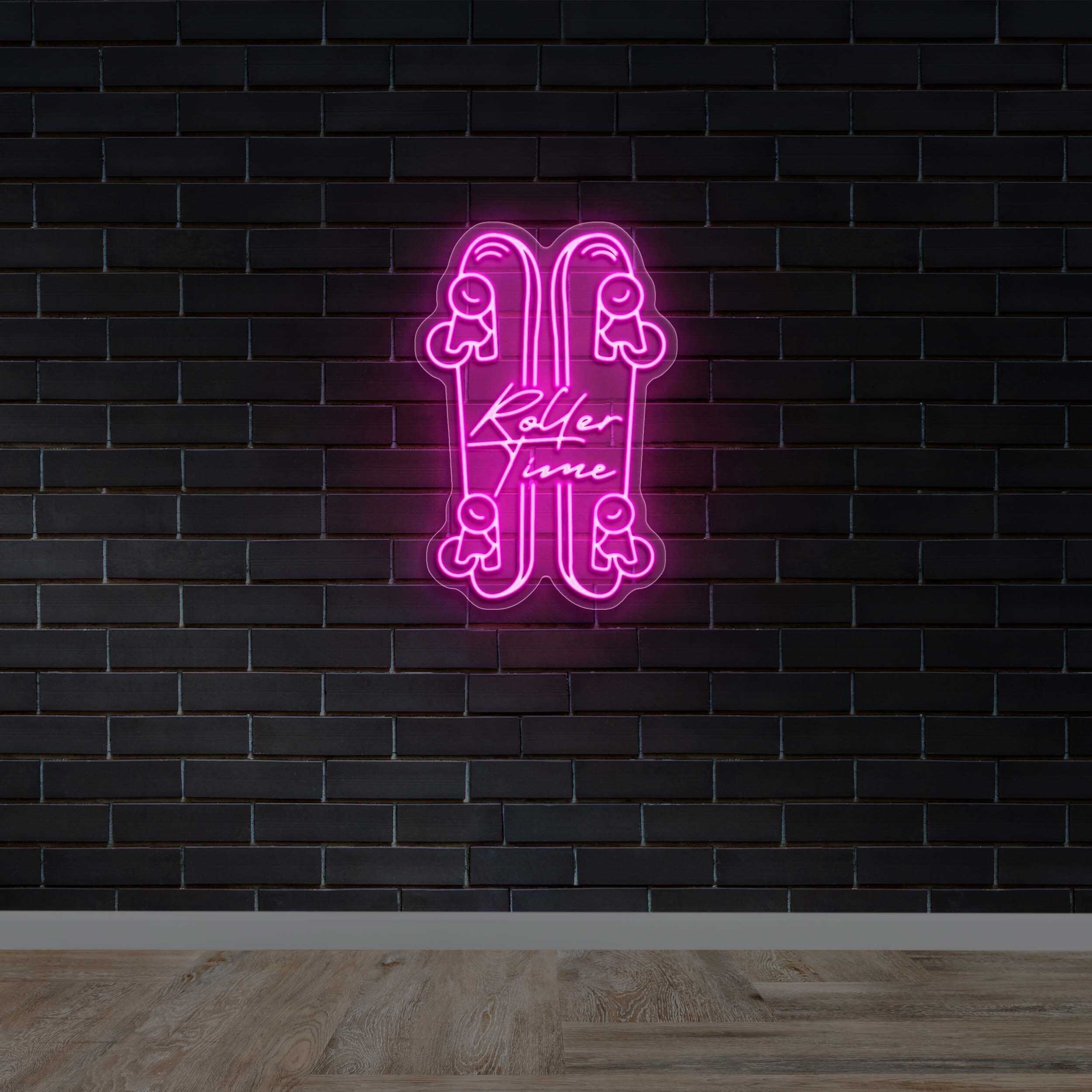 ROLLER TIME - Premium Neon Artwork