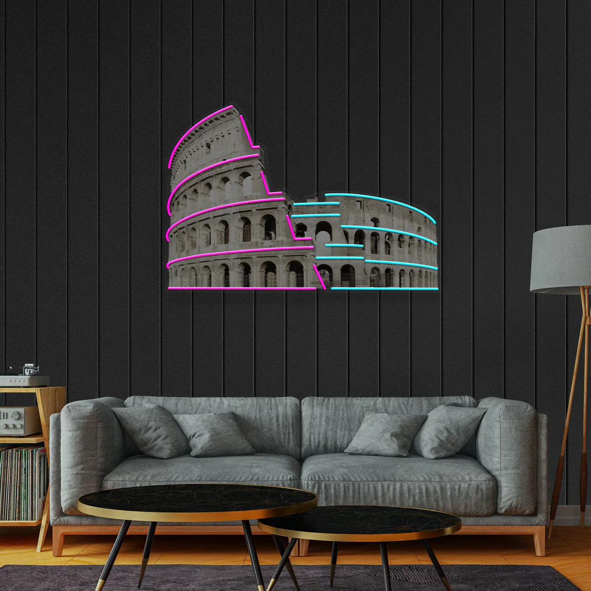 Roman Colosseum - Premium Neon Artwork - Image 2