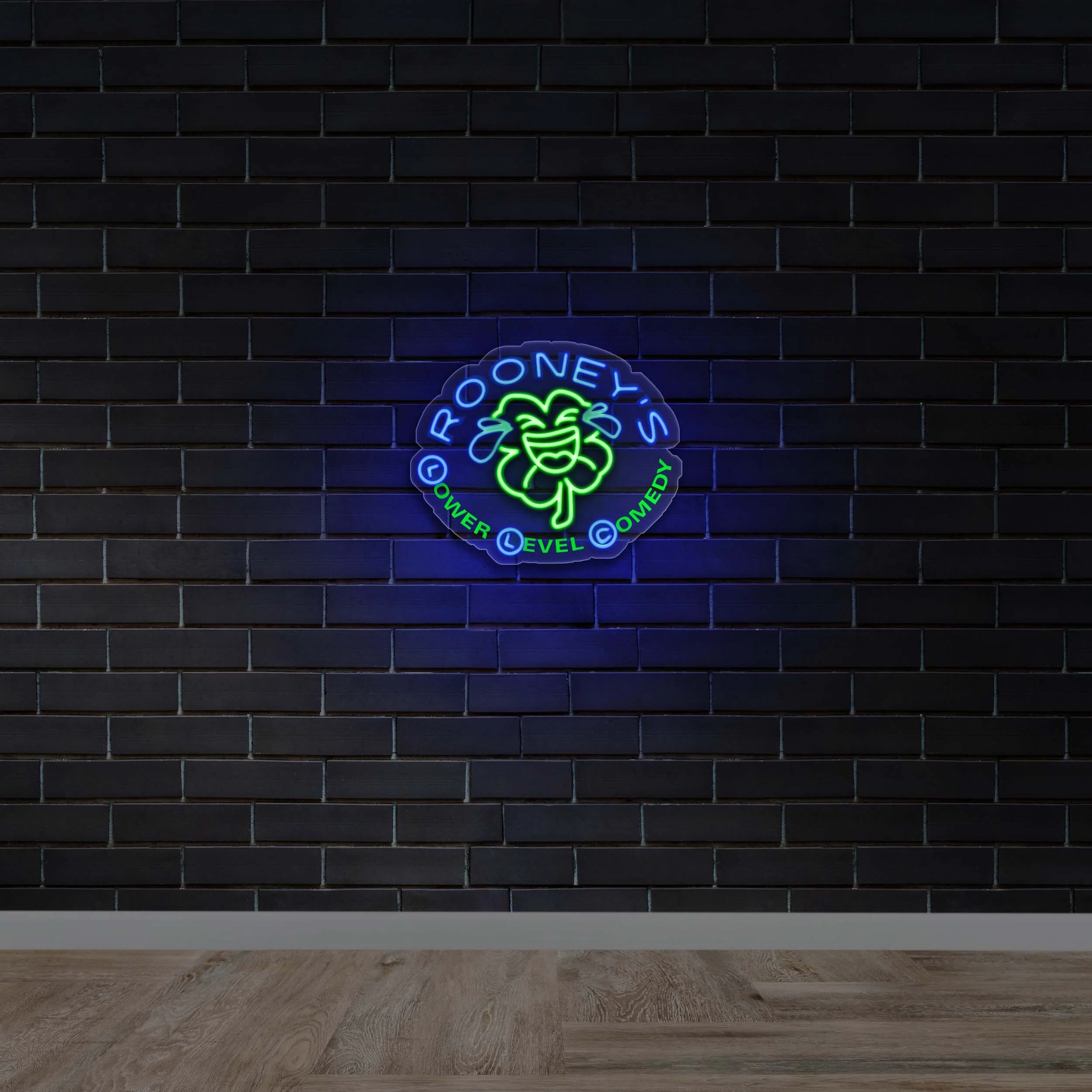 Rooney's - Premium Neon Artwork