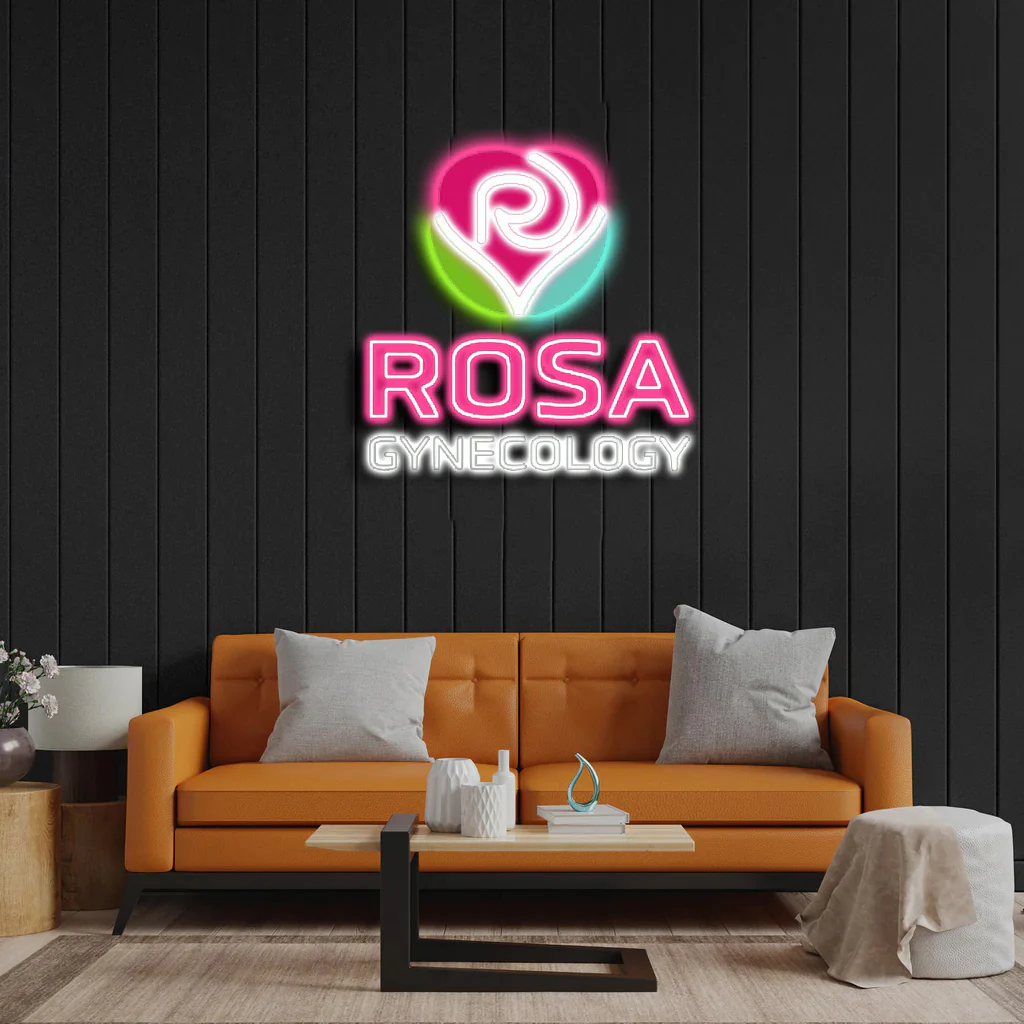 Rosa - Premium Neon Artwork