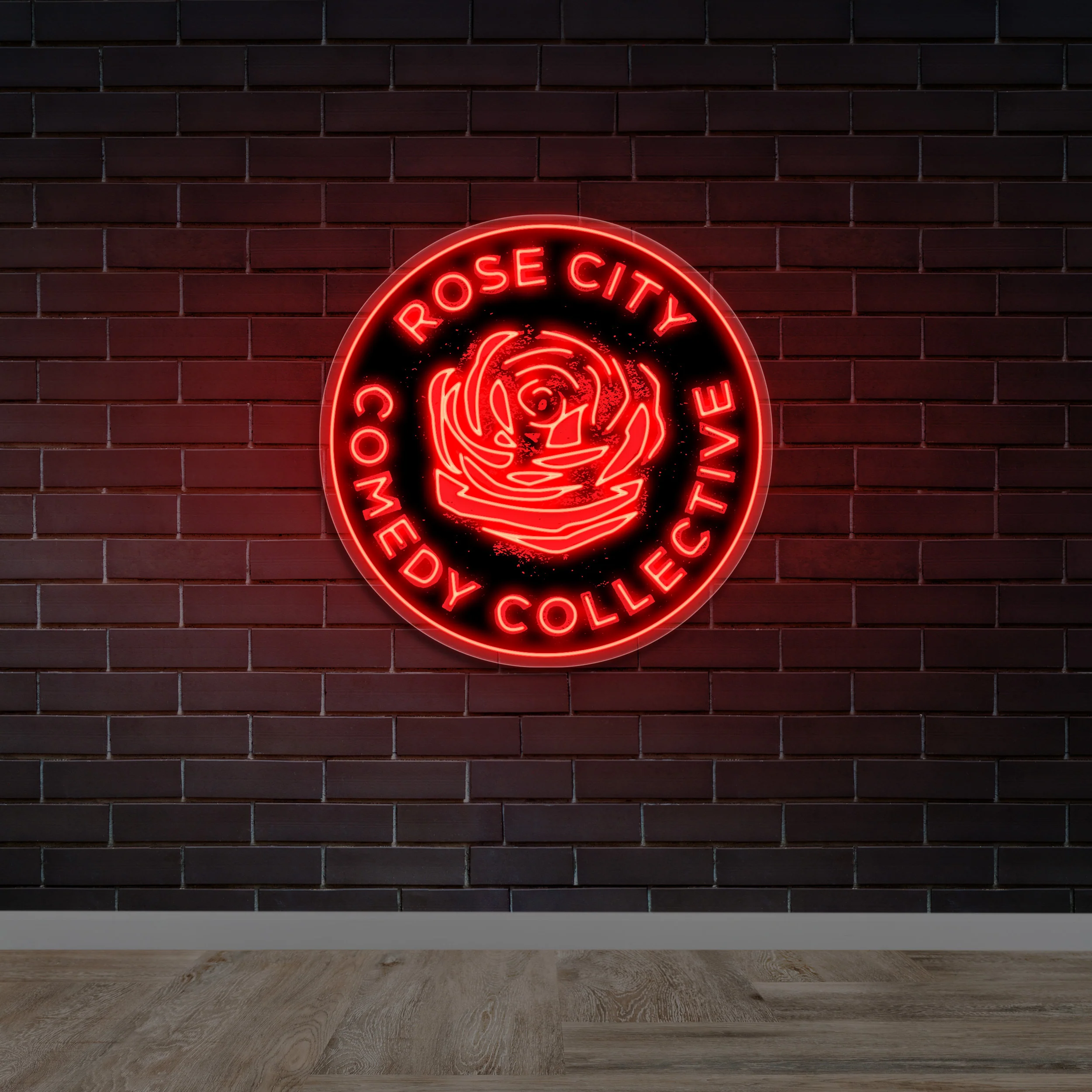ROSE CITY - Premium Neon Artwork