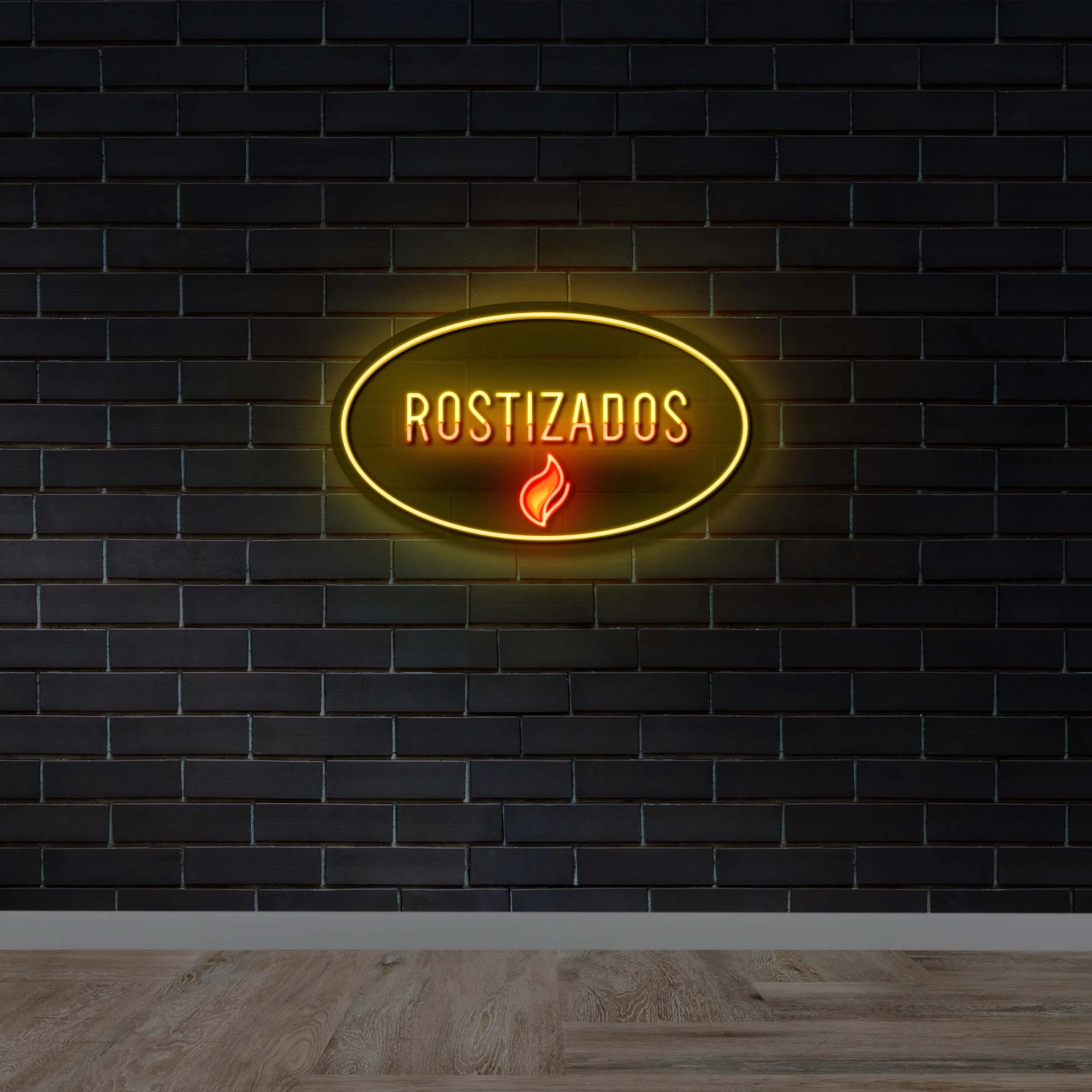 Rostizados - Premium Neon Artwork