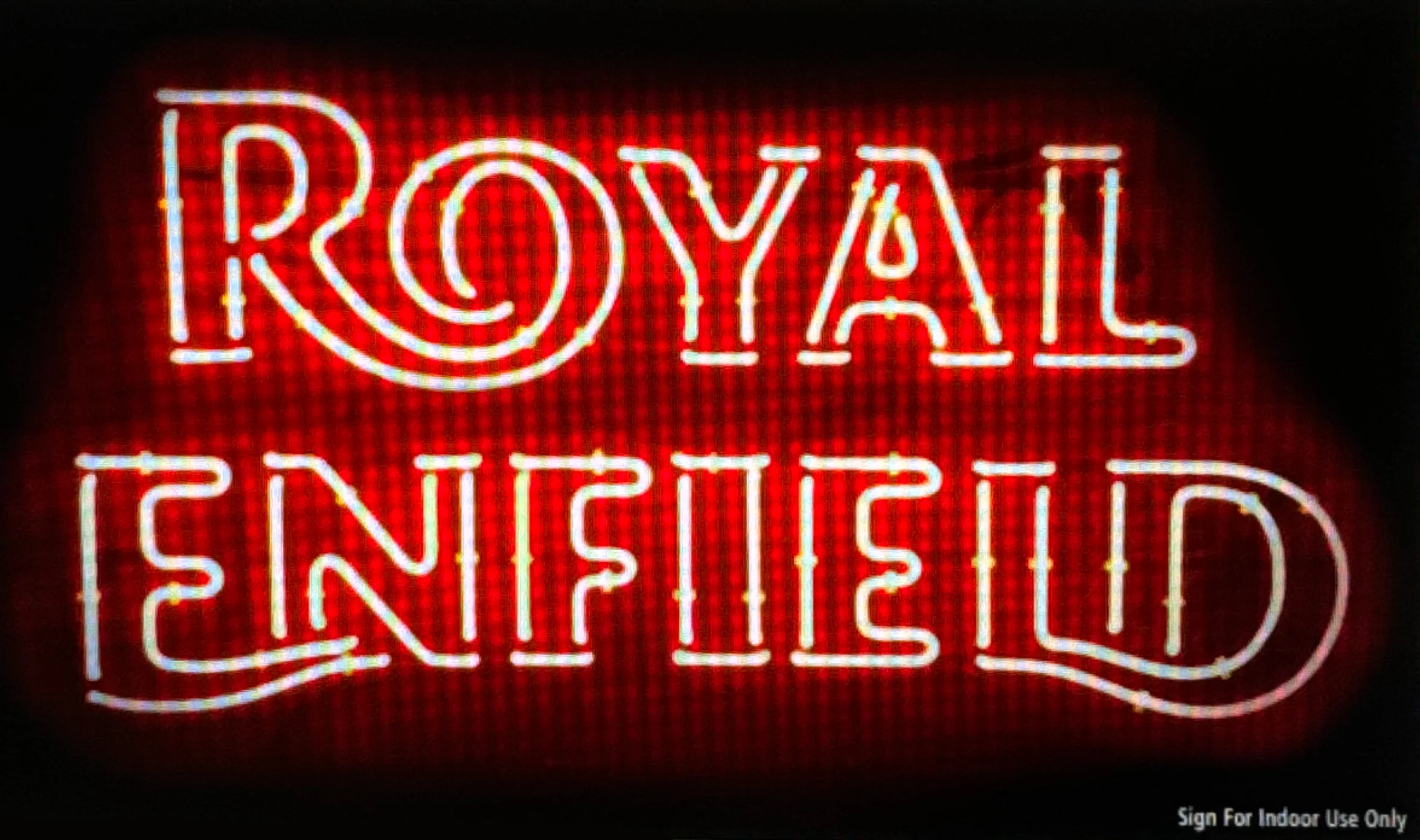 Royal Enfield - Premium Neon Artwork