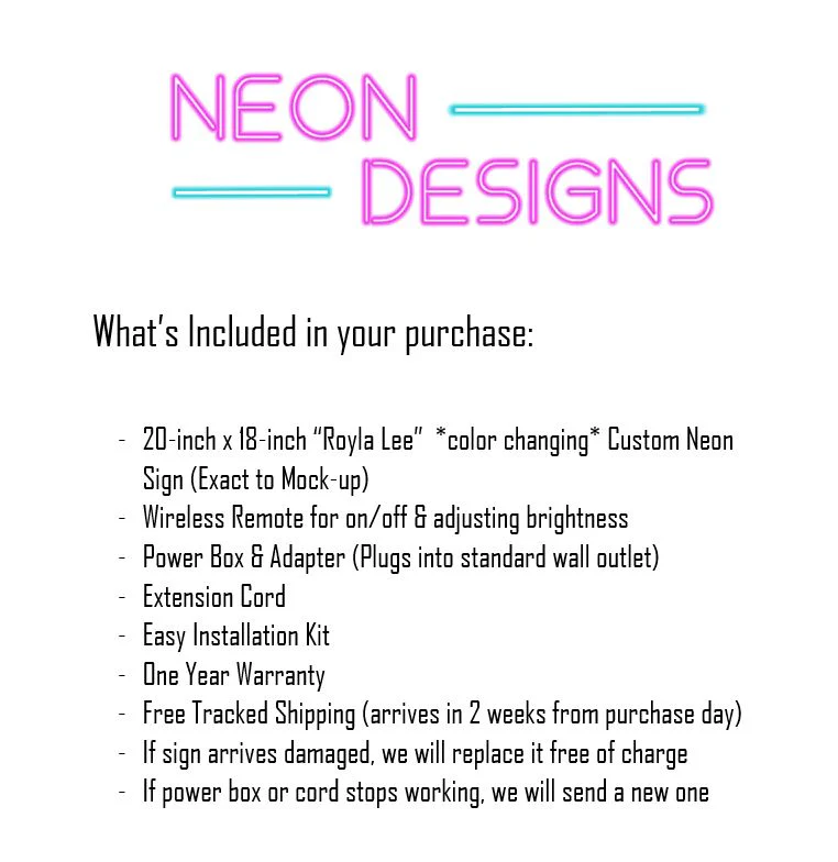 Royla Lee - Premium Neon Artwork - Image 2