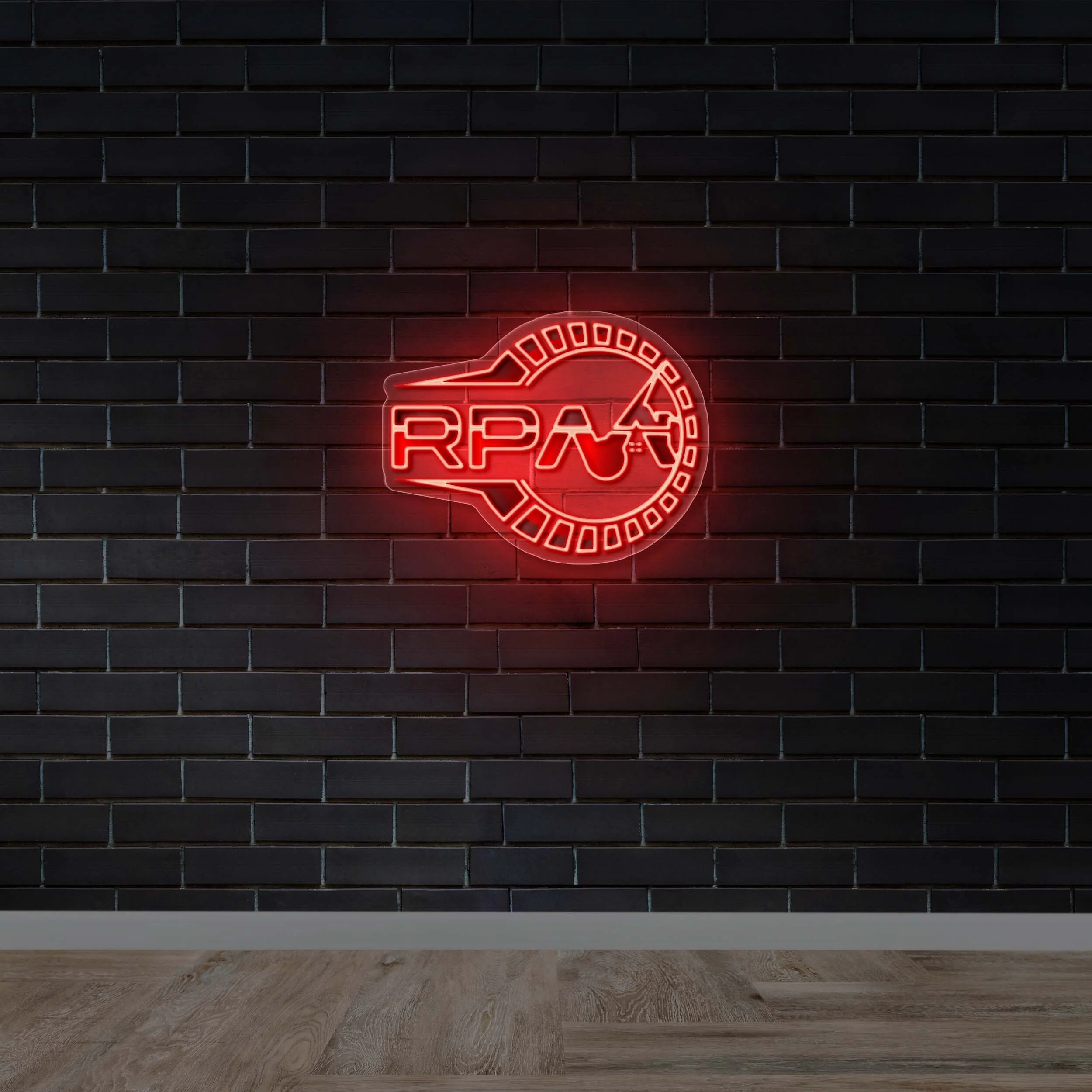 RPM Exterior Services Logo - Premium Neon Artwork