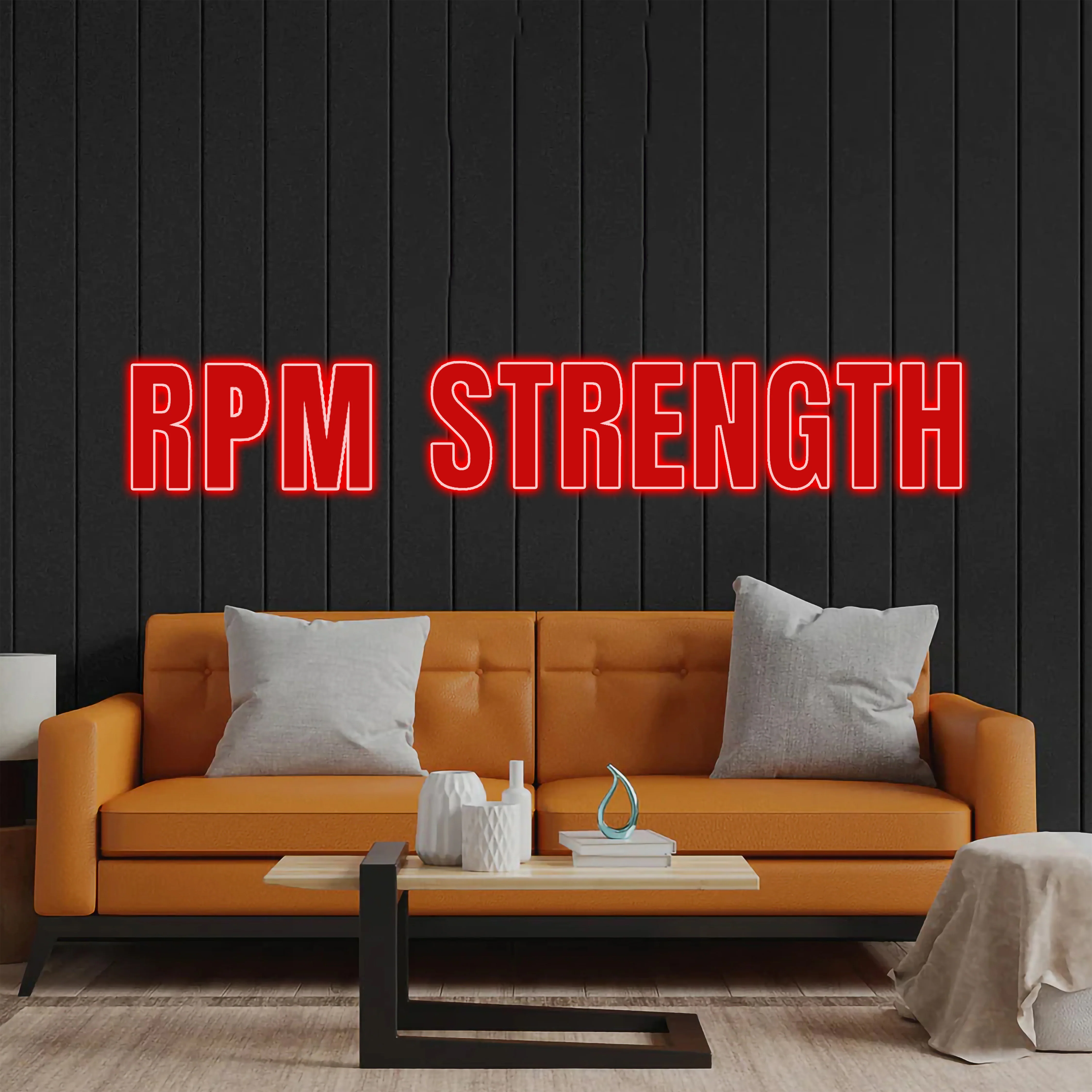 RPM Strength - Premium Neon Artwork