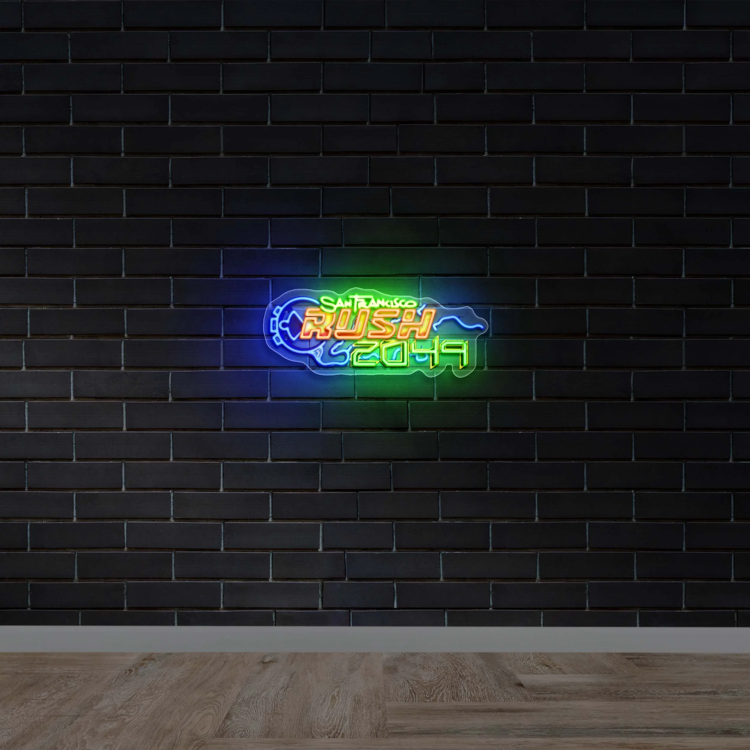 RUSH 2049 - Premium Neon Artwork