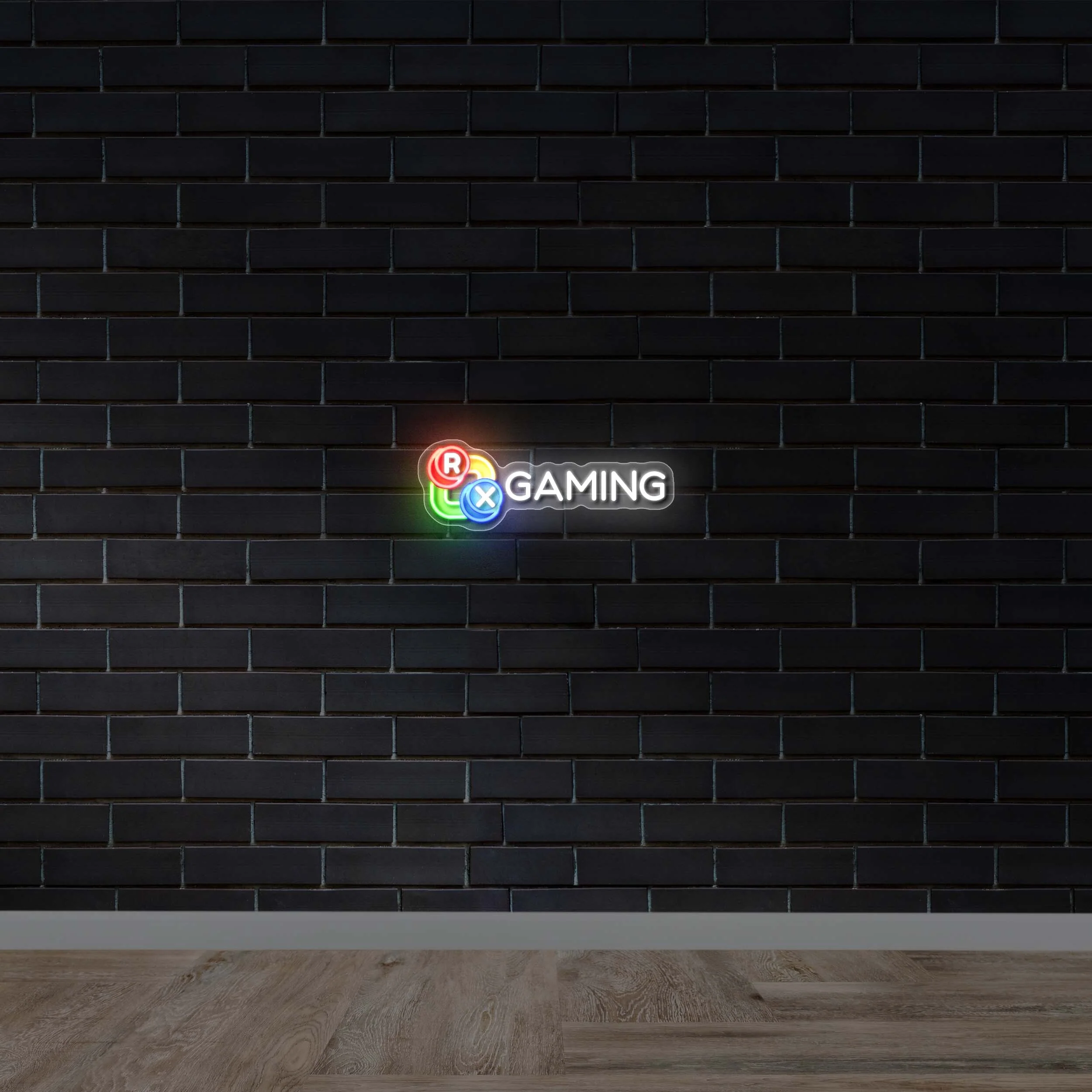 RX Gaming - Premium Neon Artwork