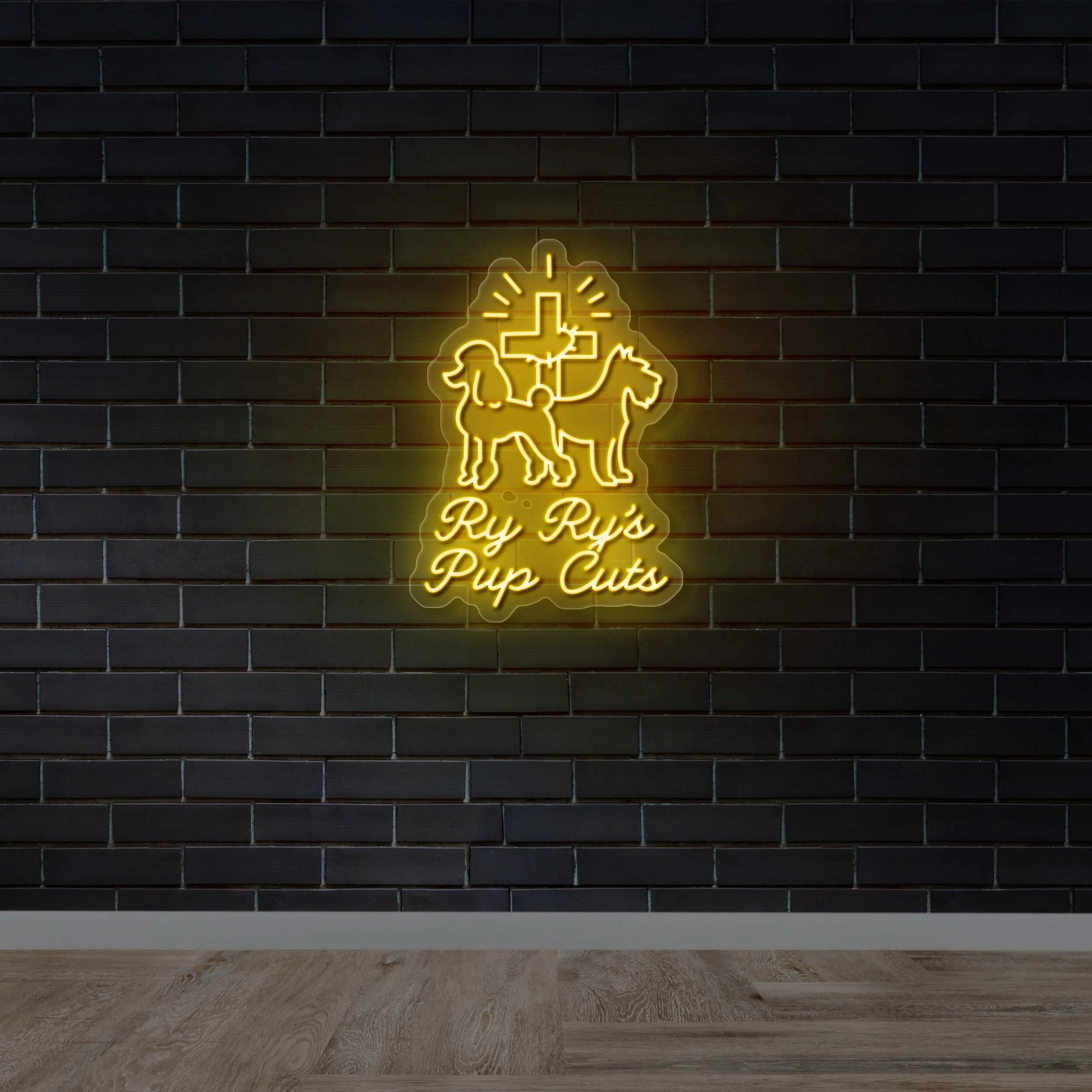 Ry Ry's Pup Cuts – Premium Neon Artwork