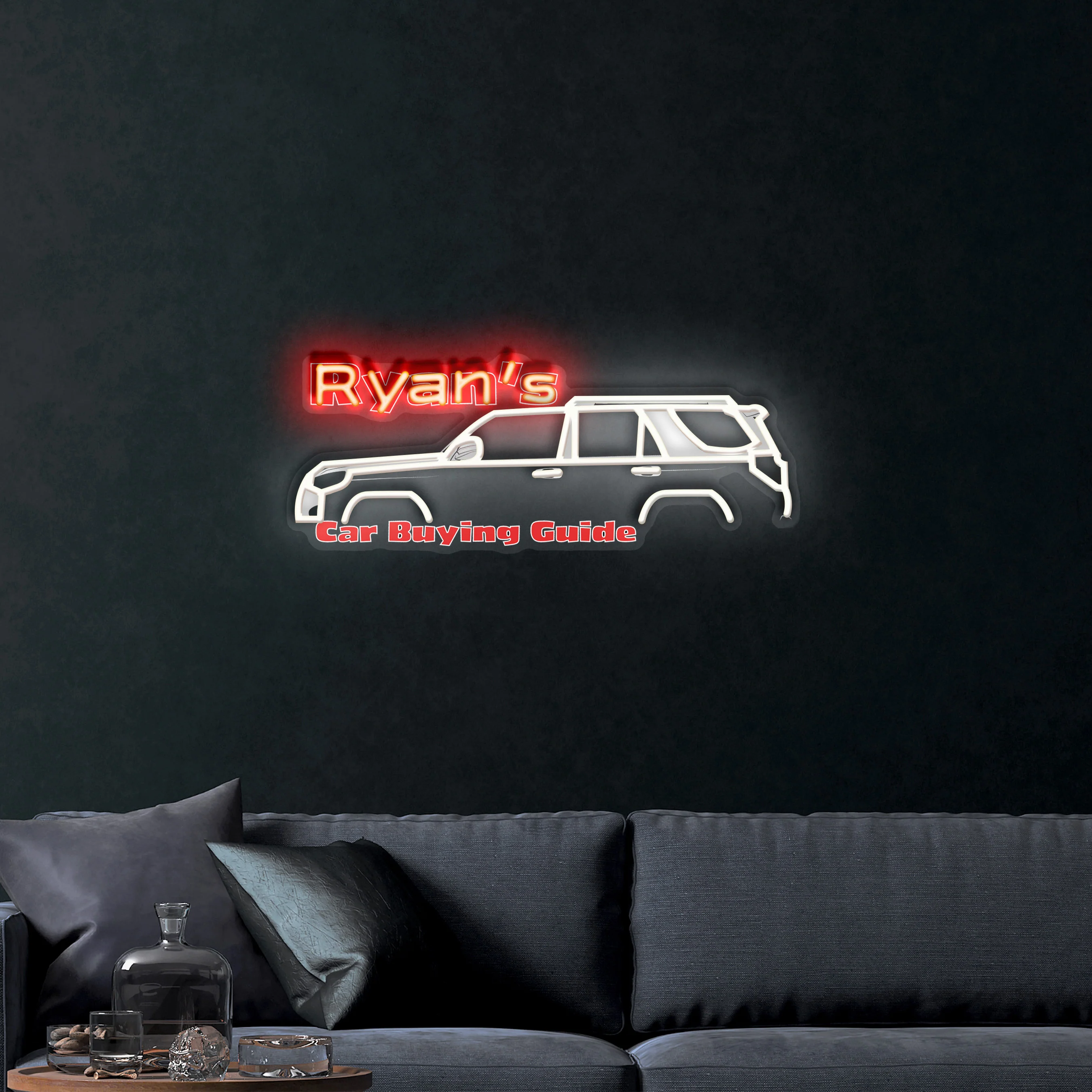 Ryan's Car Buying Guide – Premium Neon Artwork