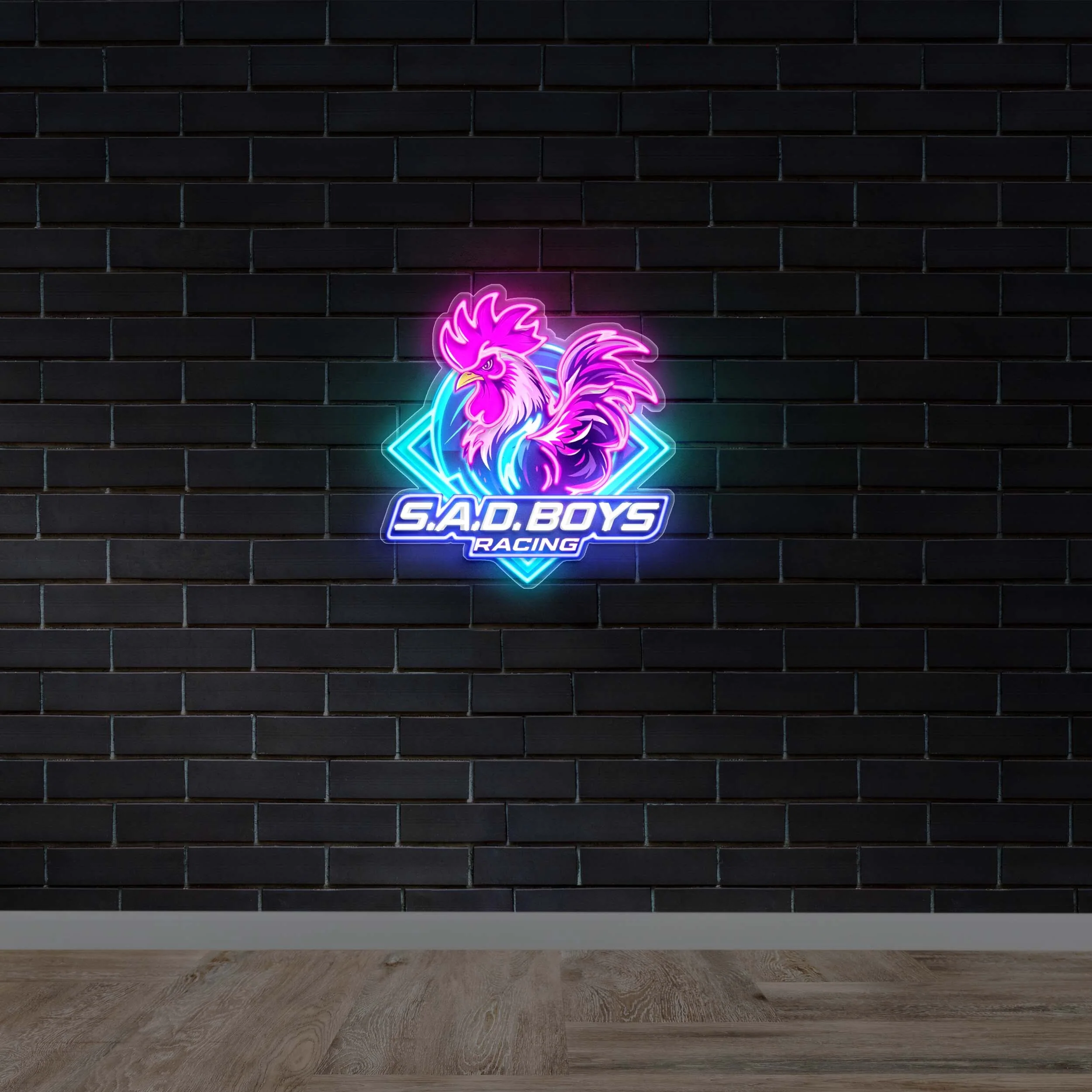 S.A.D BOYS RACING - Premium Neon Artwork - Image 2