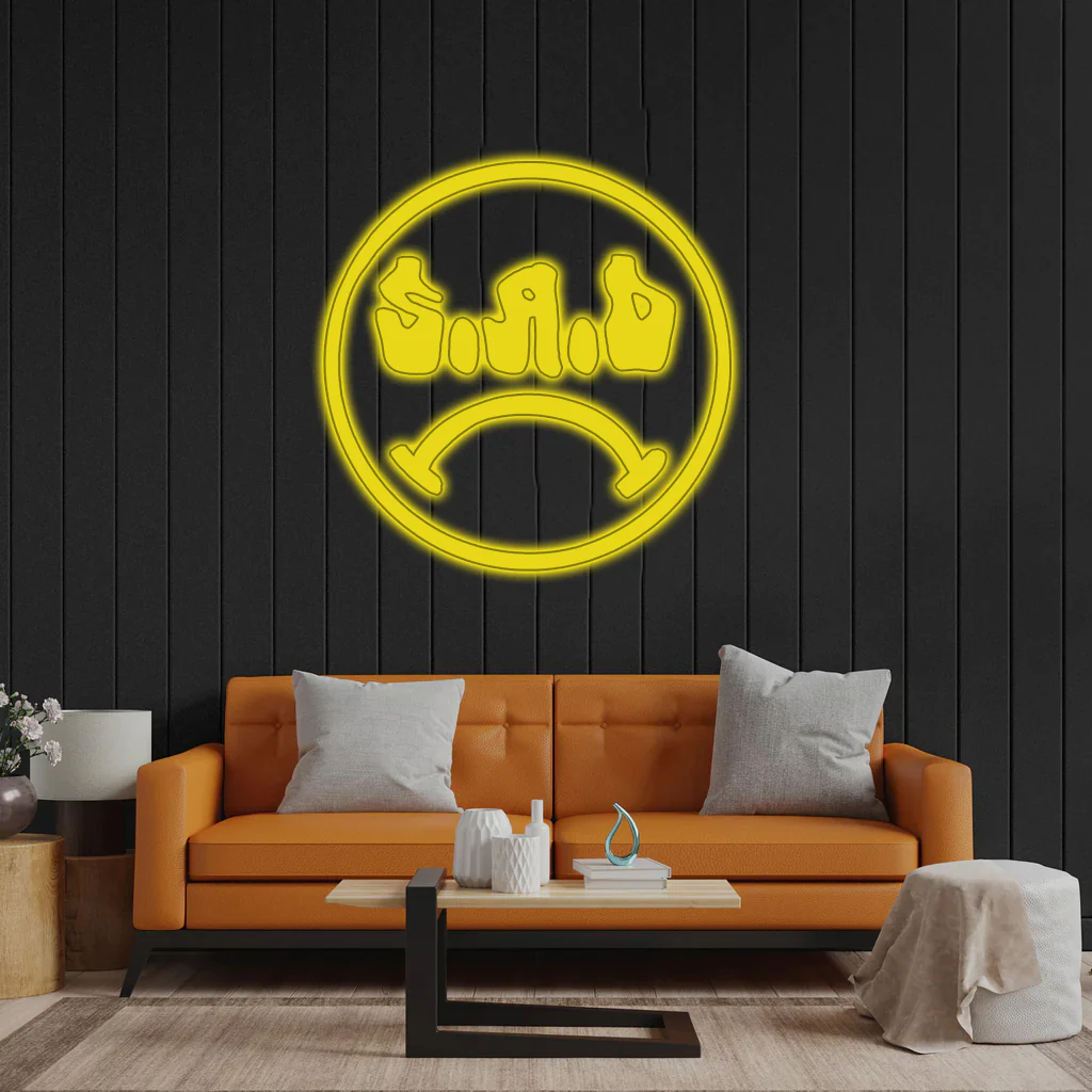S.A.D - Premium Neon Artwork