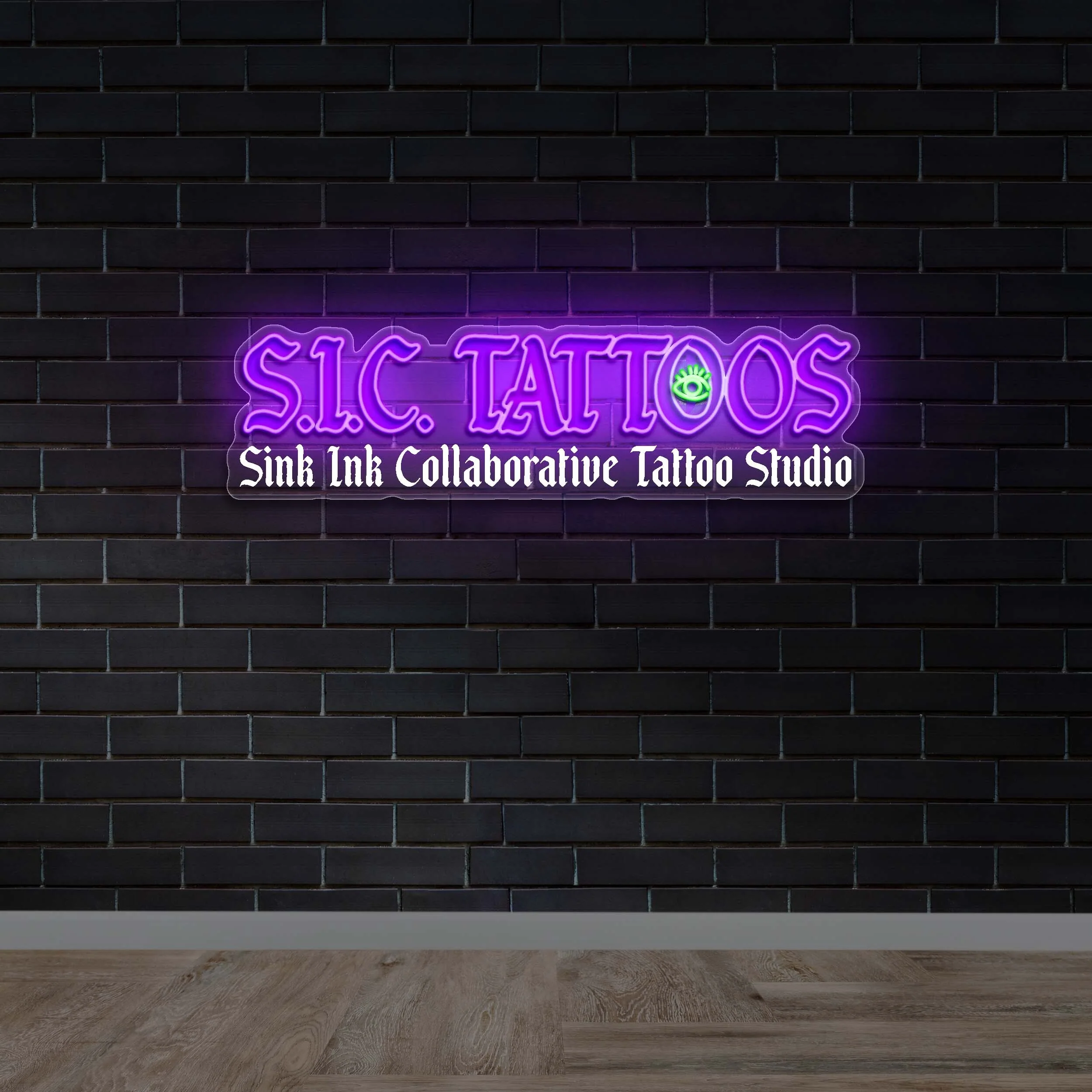 S.I.C TATTOOS - Premium Neon Artwork