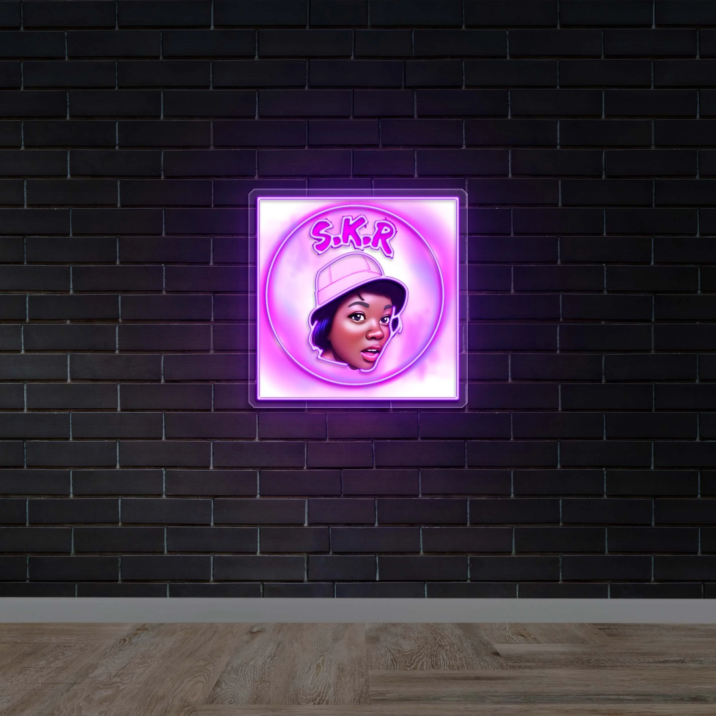 S.K.R -  Premium Neon Artwork