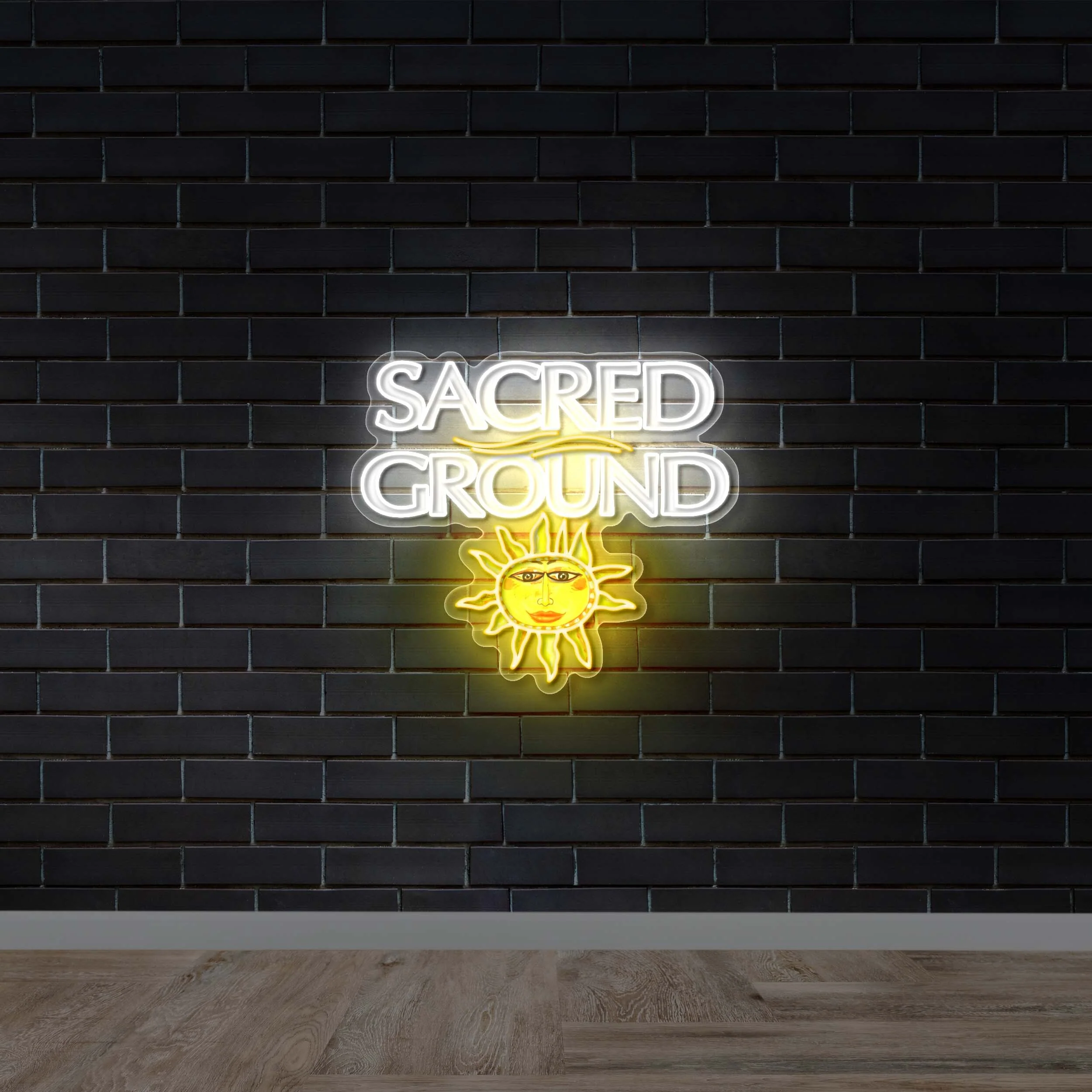 SACRED GROUND - Premium Neon Artwork