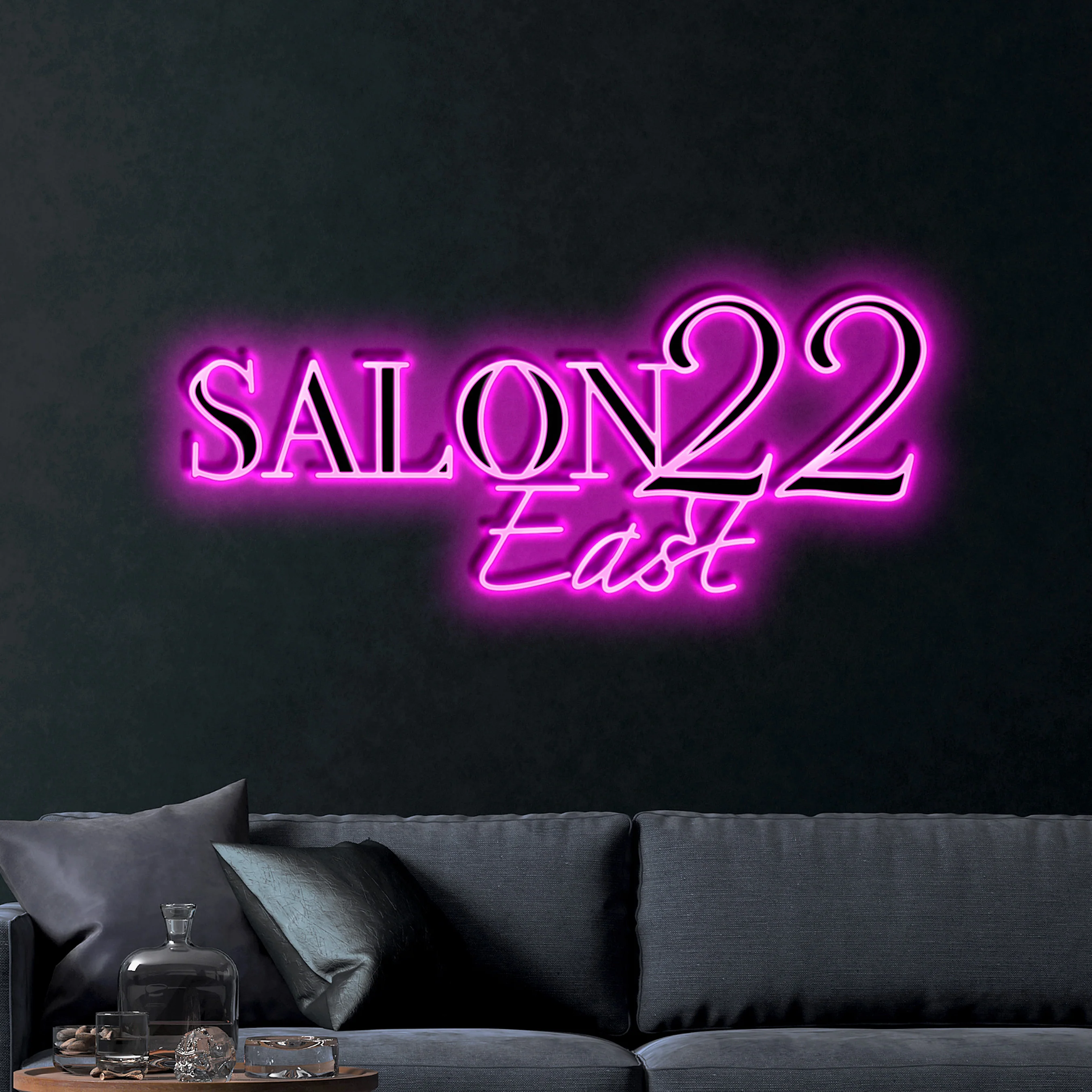 Salon 22 – Premium Neon Artwork