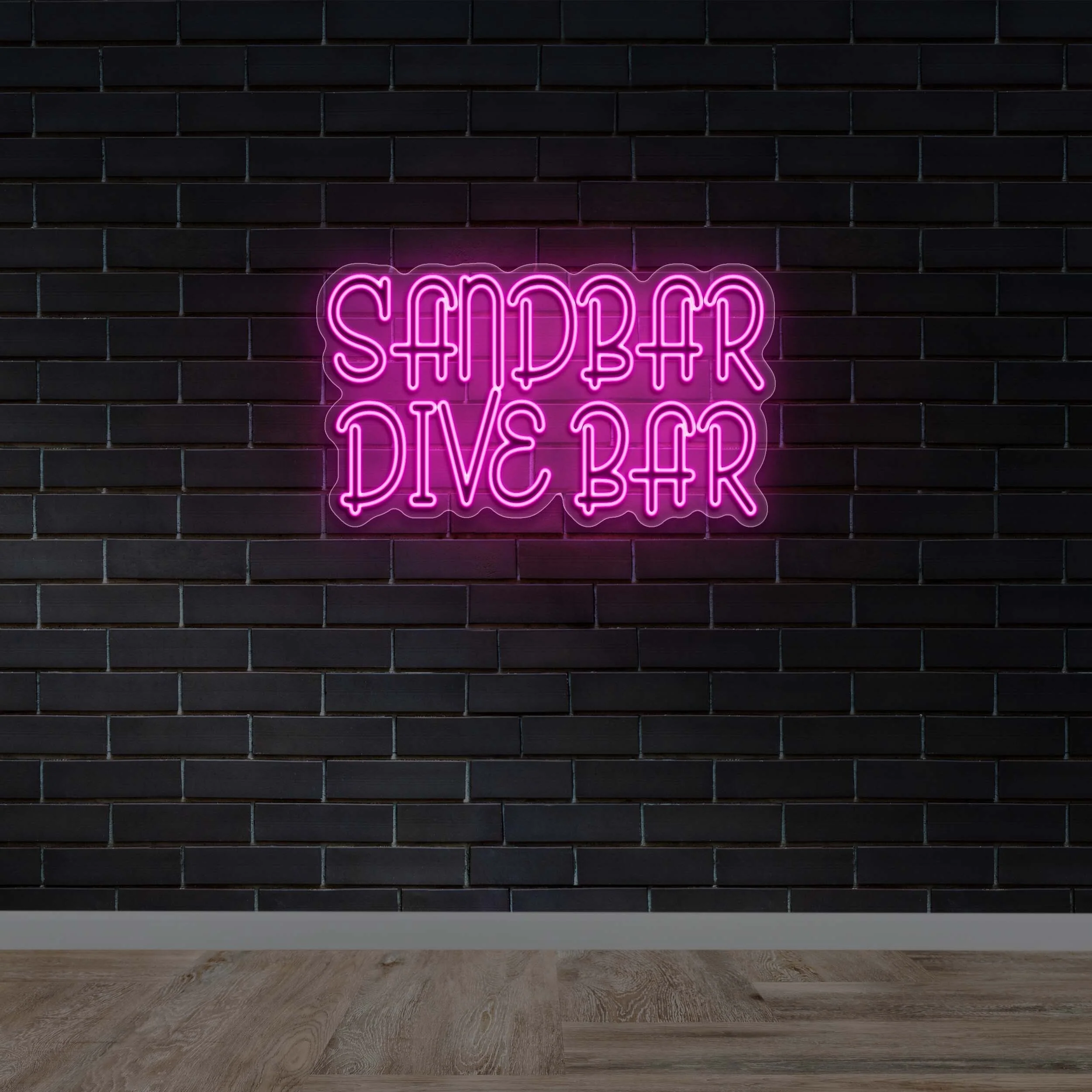 SANDBAR DIVE BAR - Premium Neon Artwork
