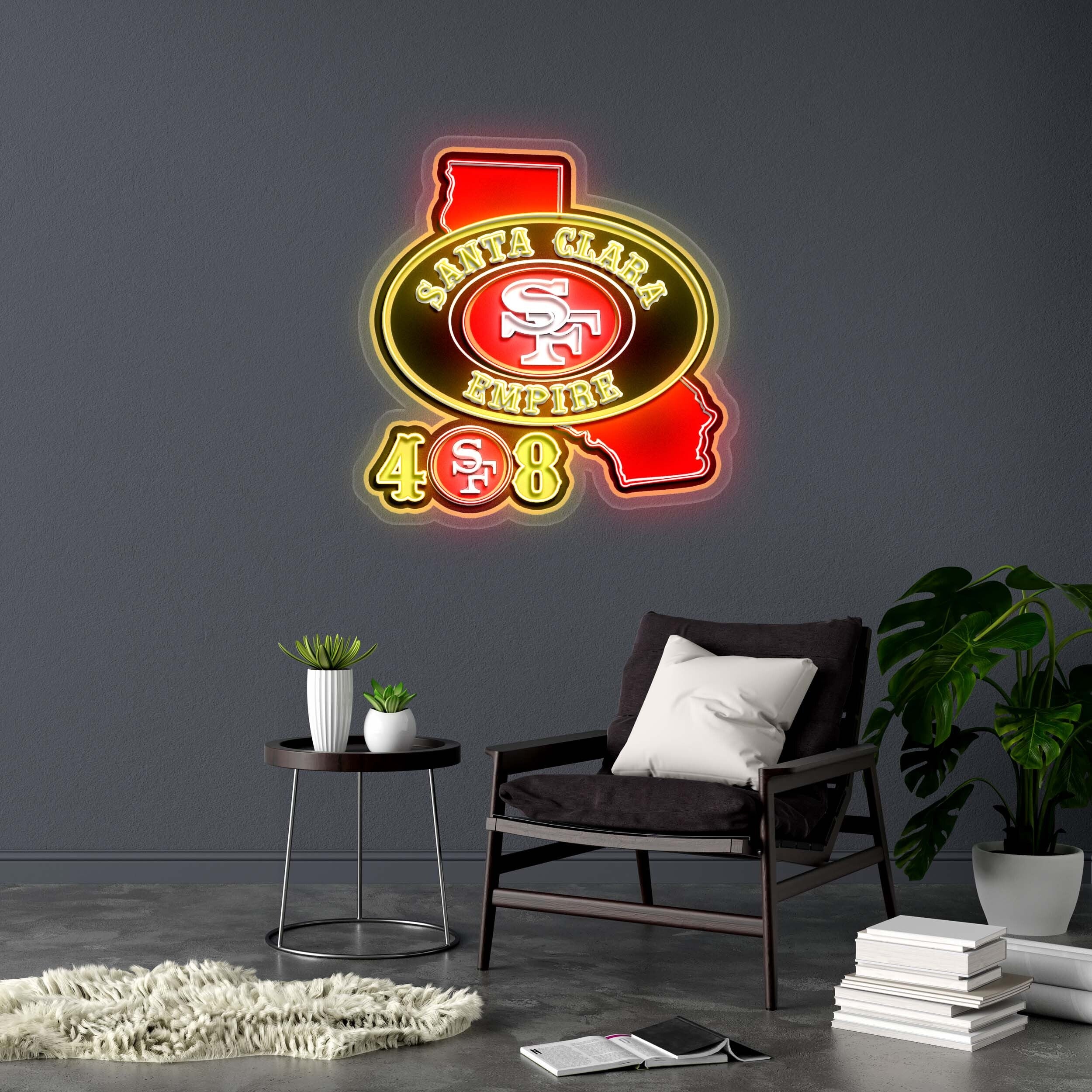 SANTA CLARA EMPIRE - Premium Neon Artwork