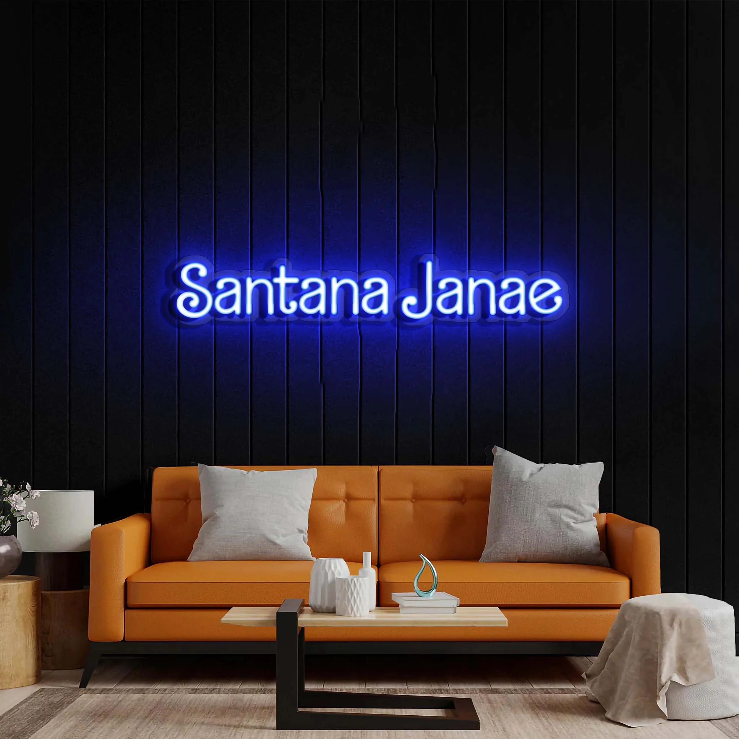 Santana Janae - Premium Neon Artwork