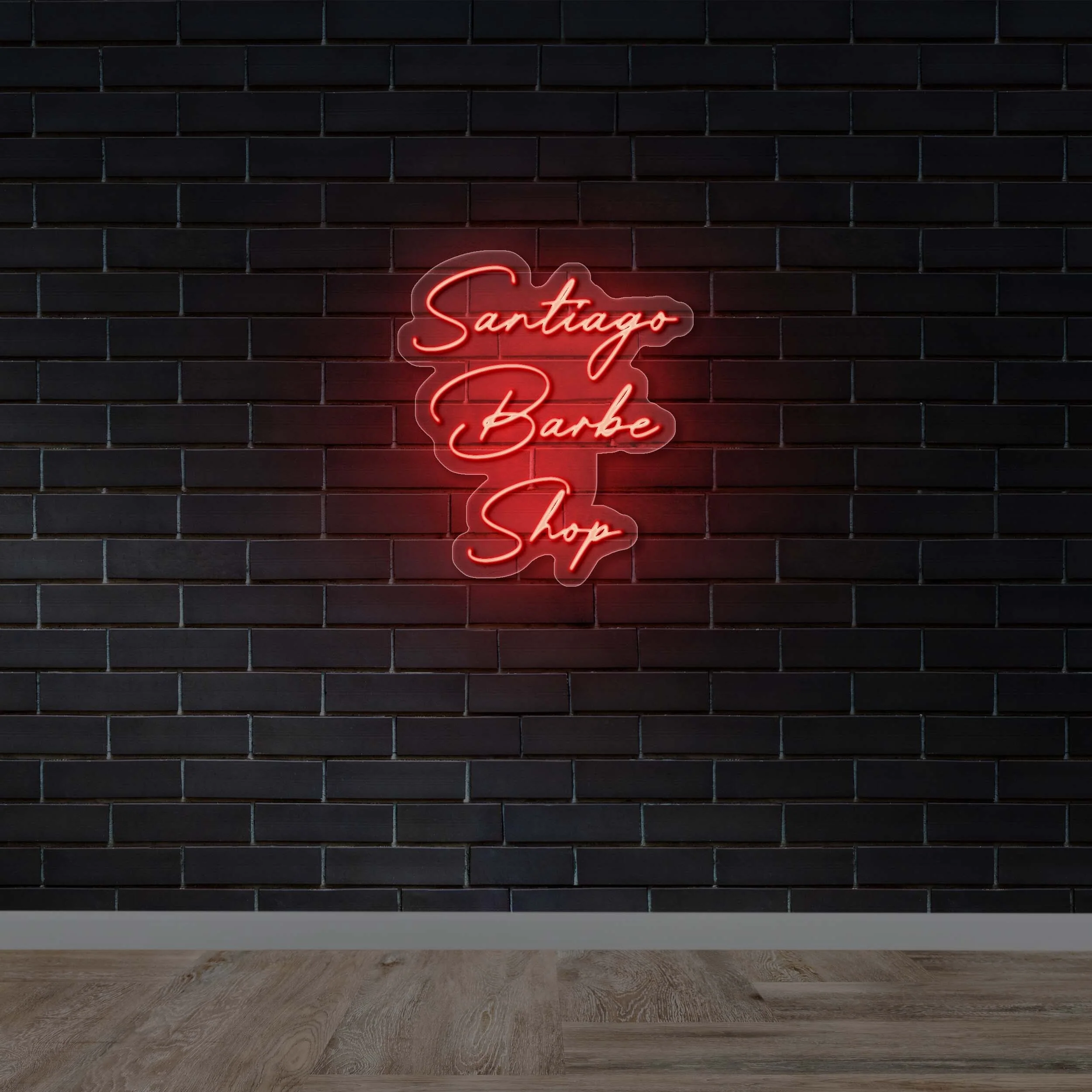 Santiago Barbe Shop -  Premium Neon Artwork